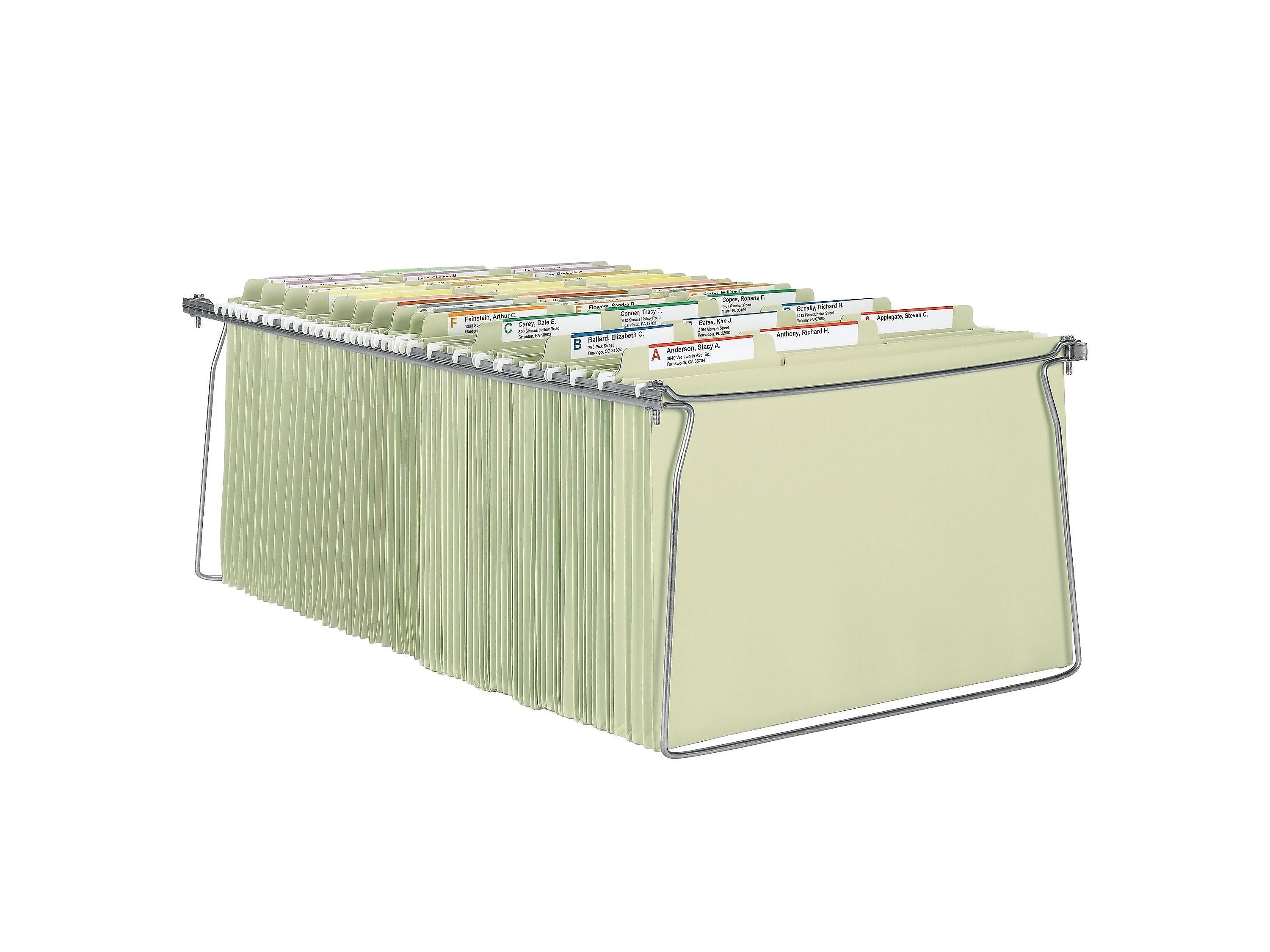 Smead Hanging File Folder Frames, Legal Size, Gray, 2/Box