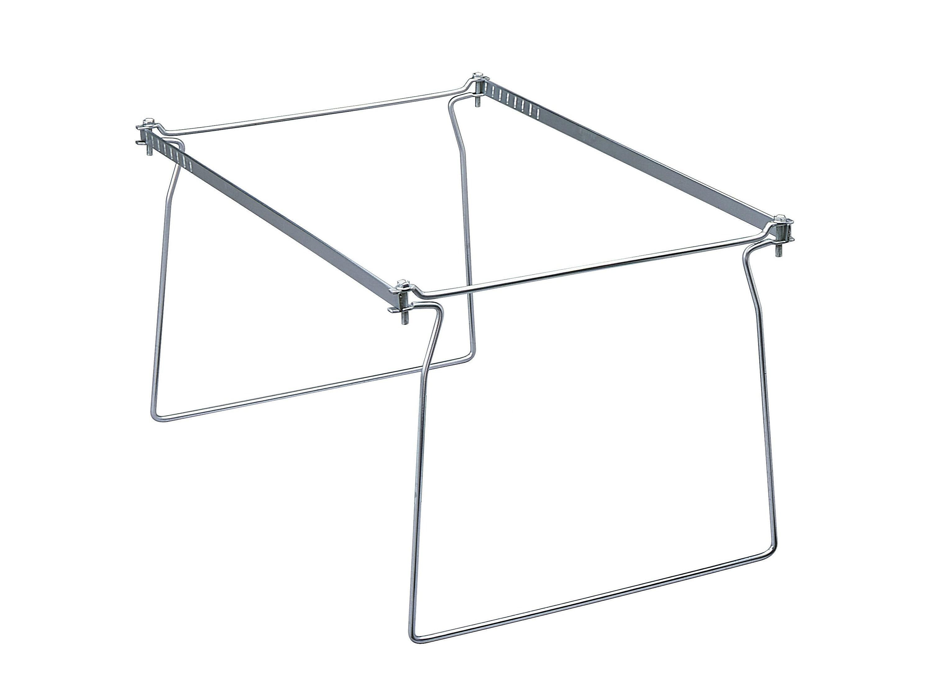 Smead Hanging File Folder Frames, Letter Size, Gray, 2/Pack