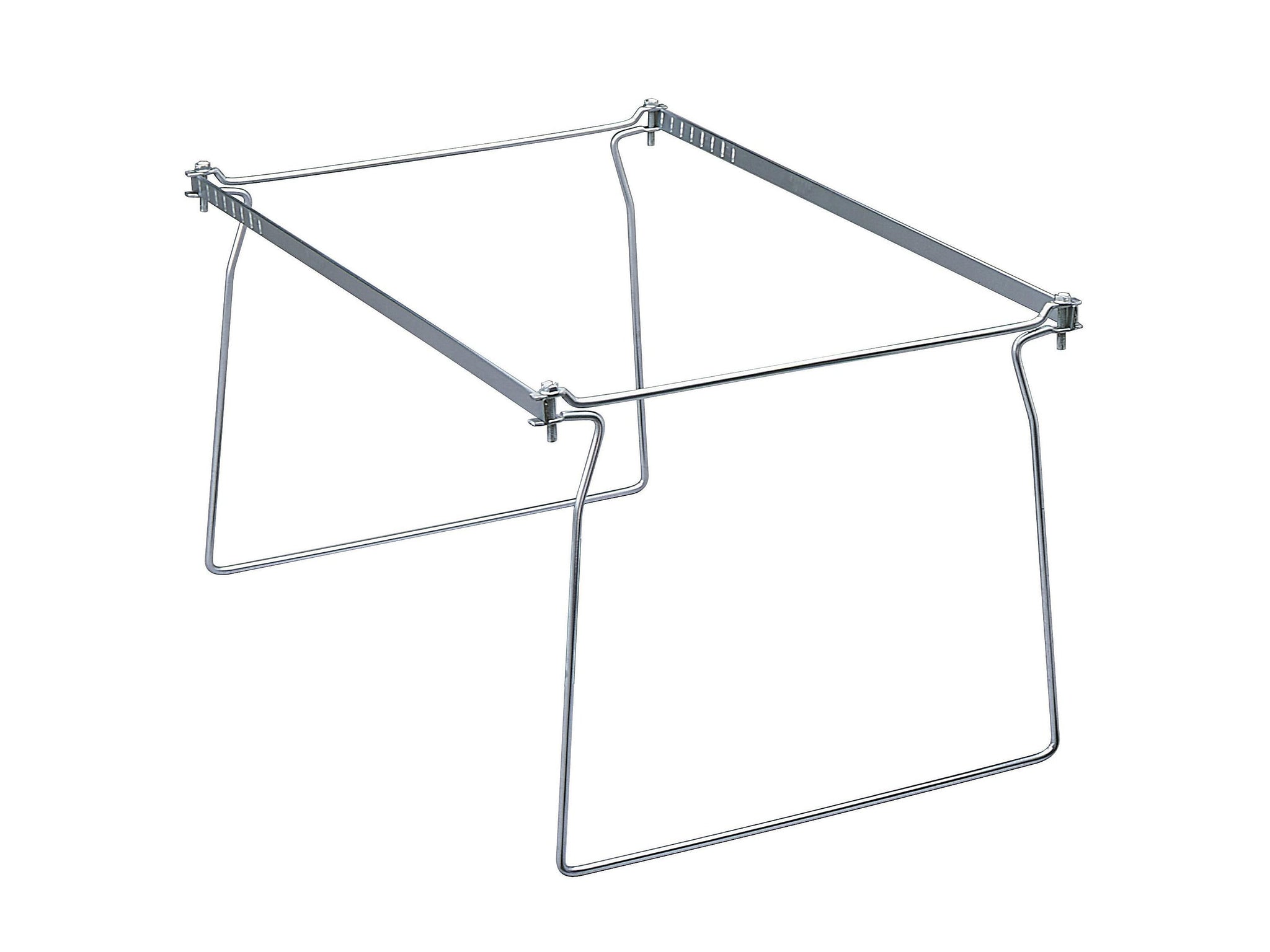Smead Hanging File Folder Frames, Letter Size, Gray, 2/Pack