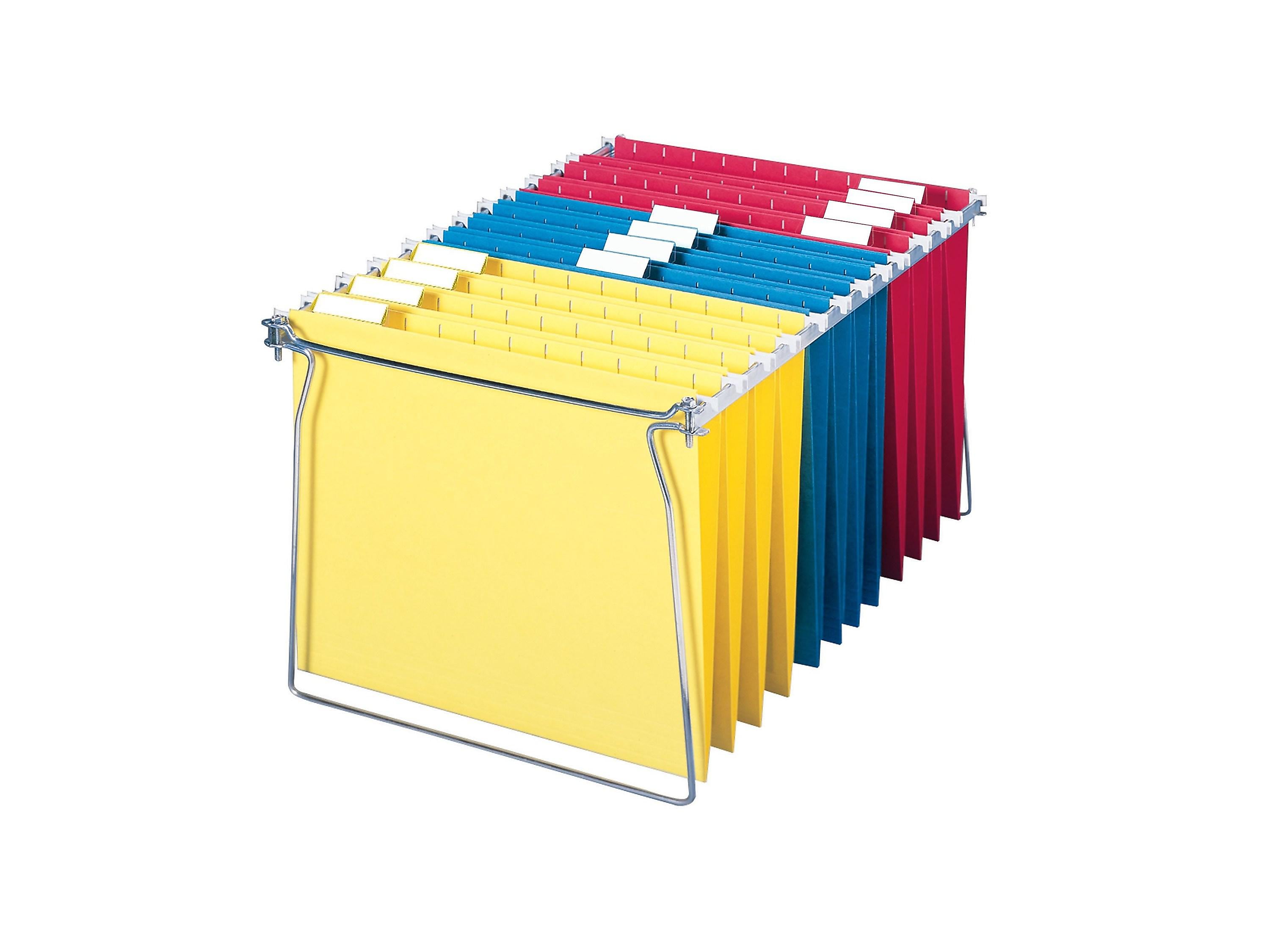 Smead Hanging File Folder Frames, Letter Size, Gray, 2/Pack