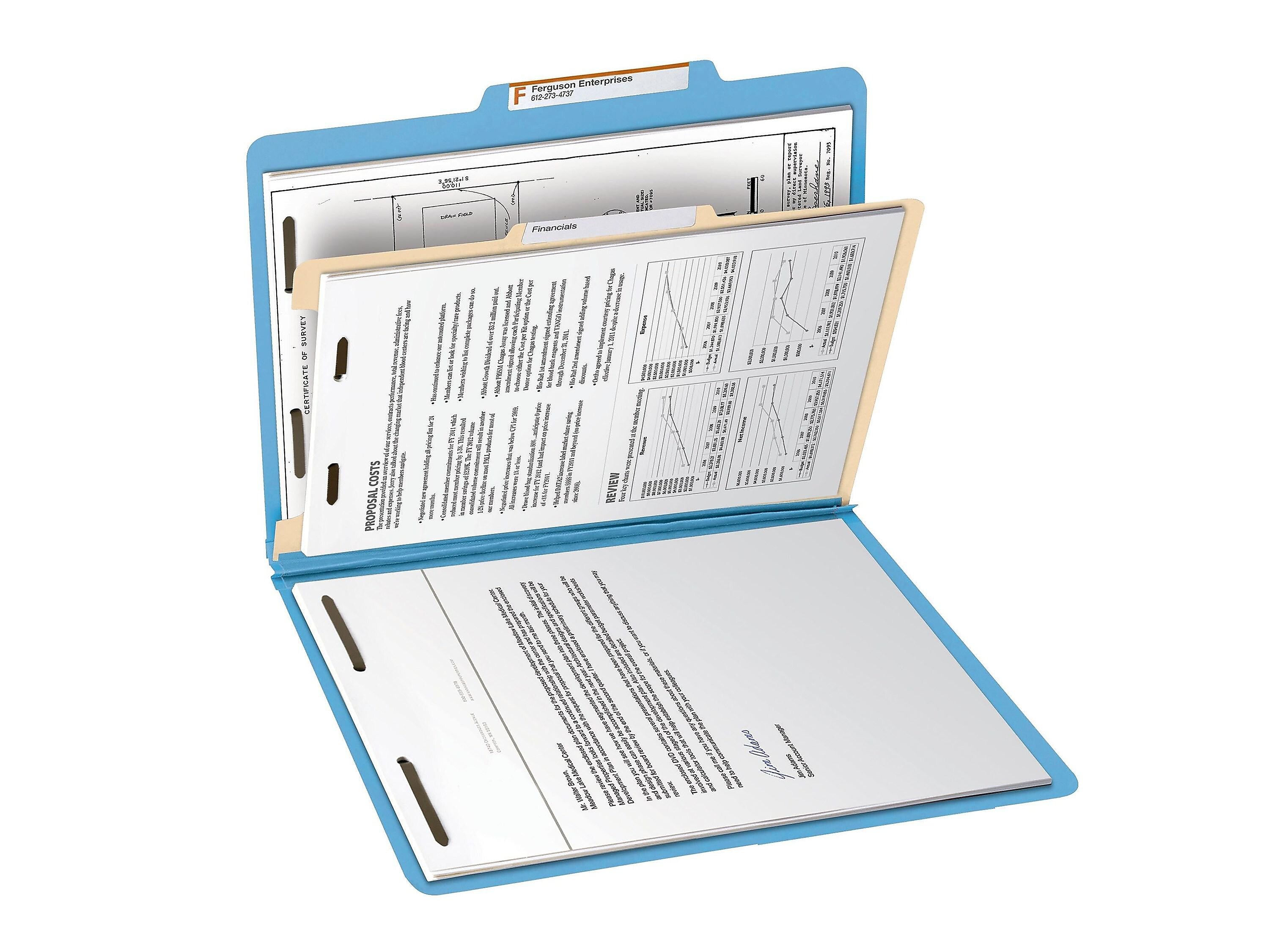 Smead Heavy Duty Classification Folders, 2