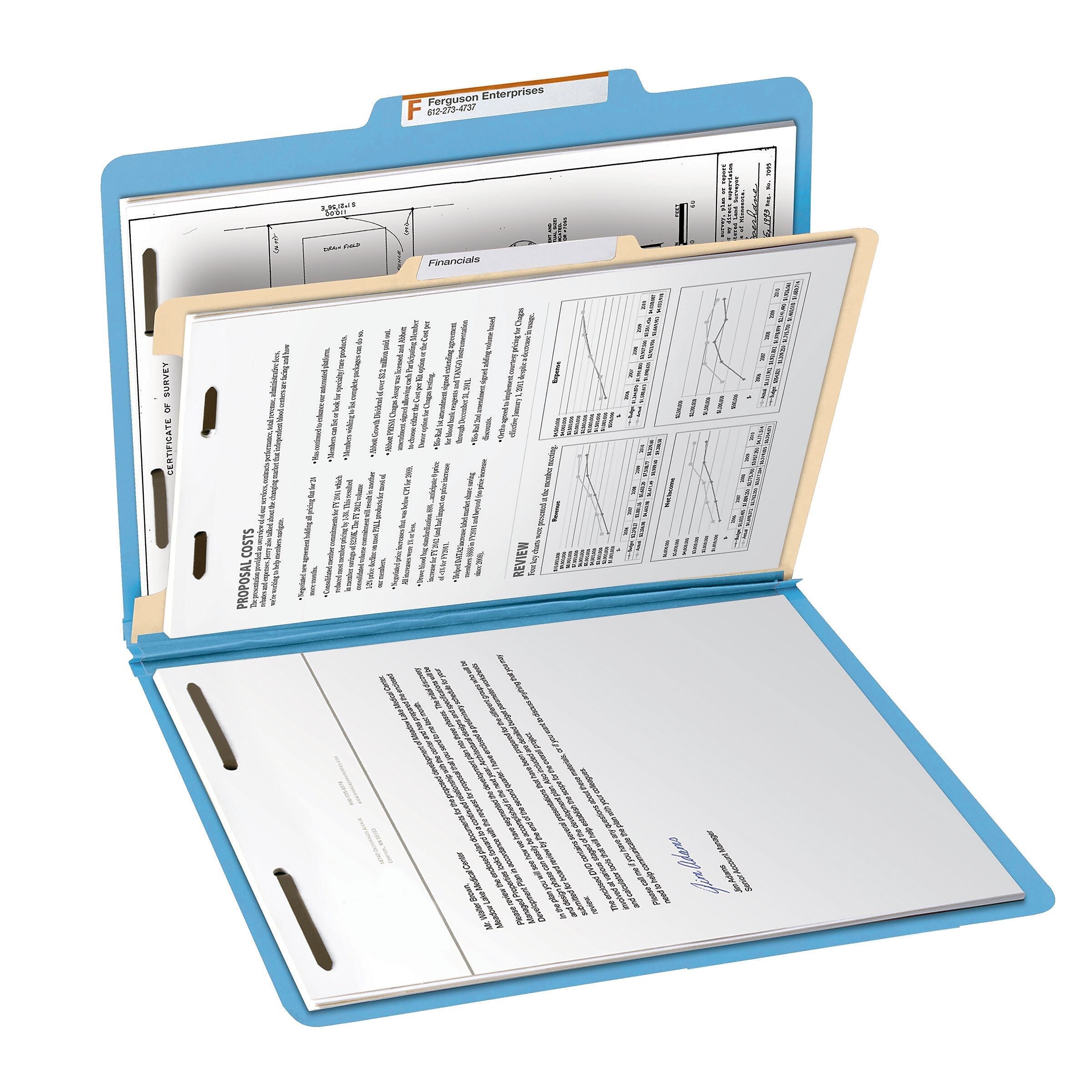 Smead Heavy Duty Classification Folders, 2