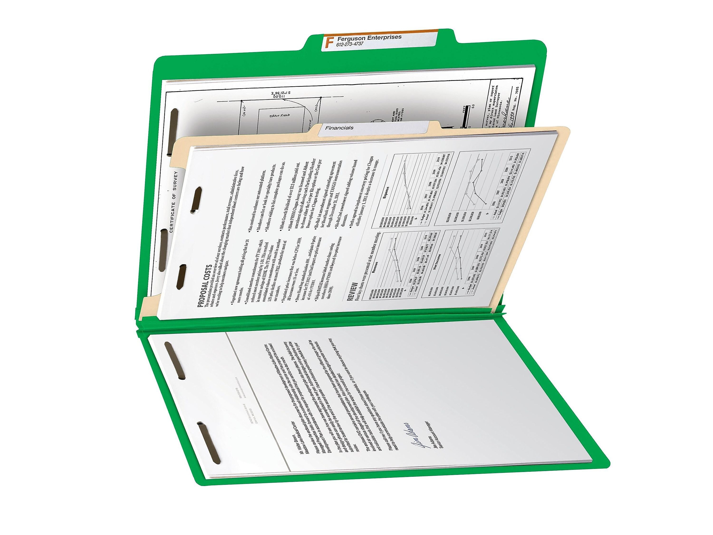 Smead Heavy Duty Classification Folders, 2