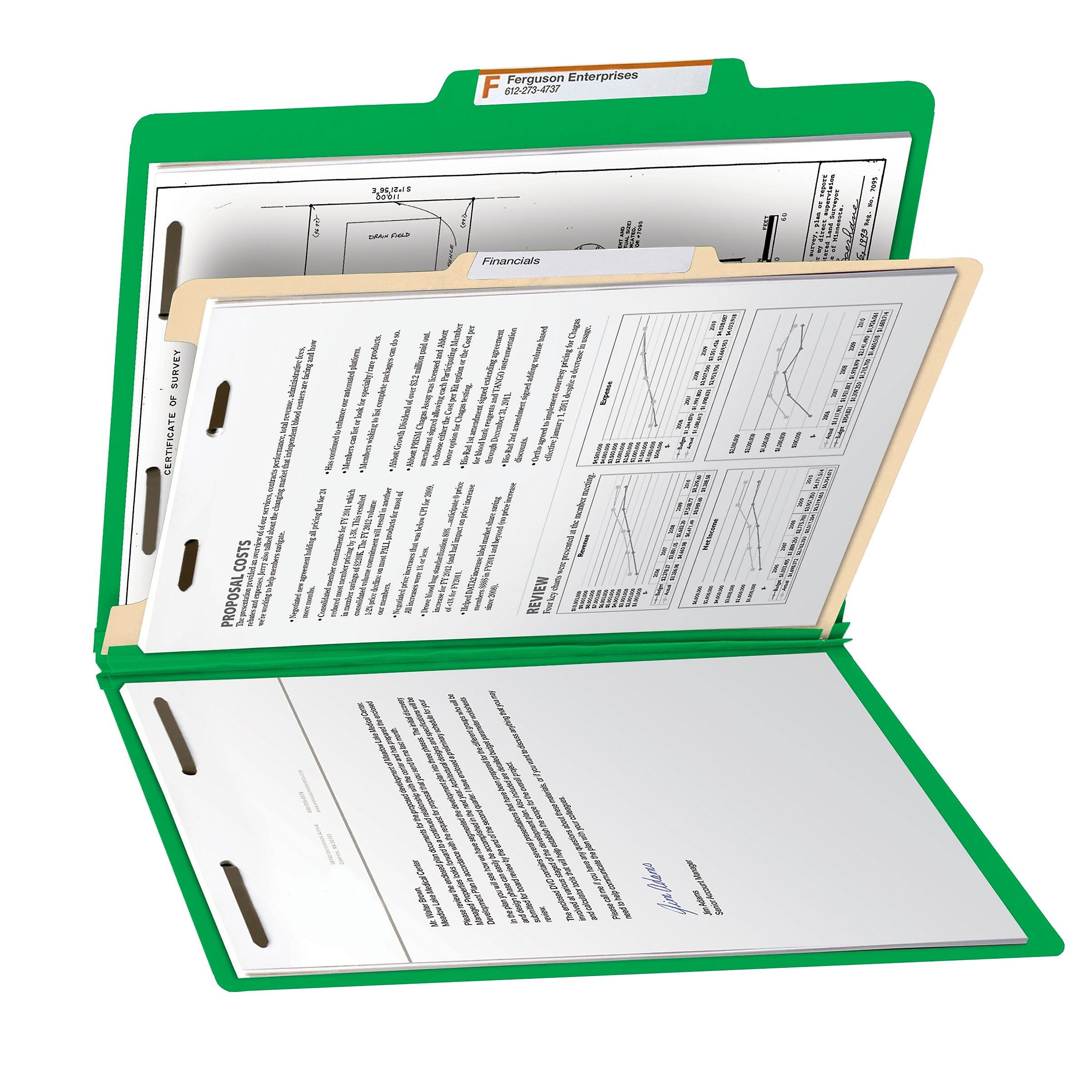 Smead Heavy Duty Classification Folders, 2