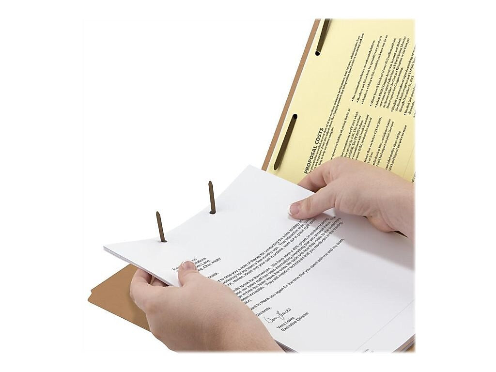 Smead Heavy Duty Classification Folders, 2/5-Cut Tab, Legal Size, Kraft, 50/Box