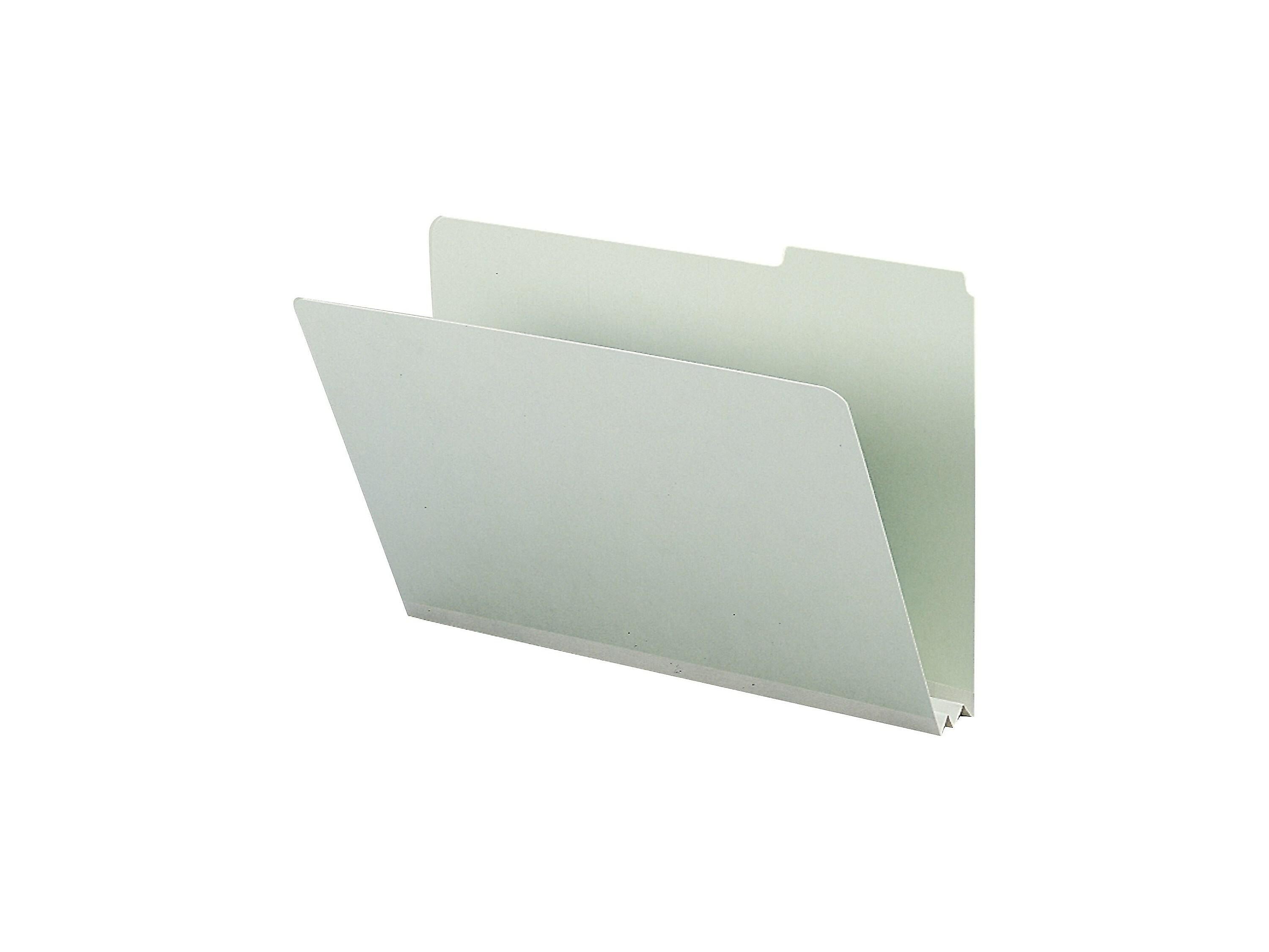 Smead Heavy Duty Pressboard File Folder, 1/3-Cut Tab, 2