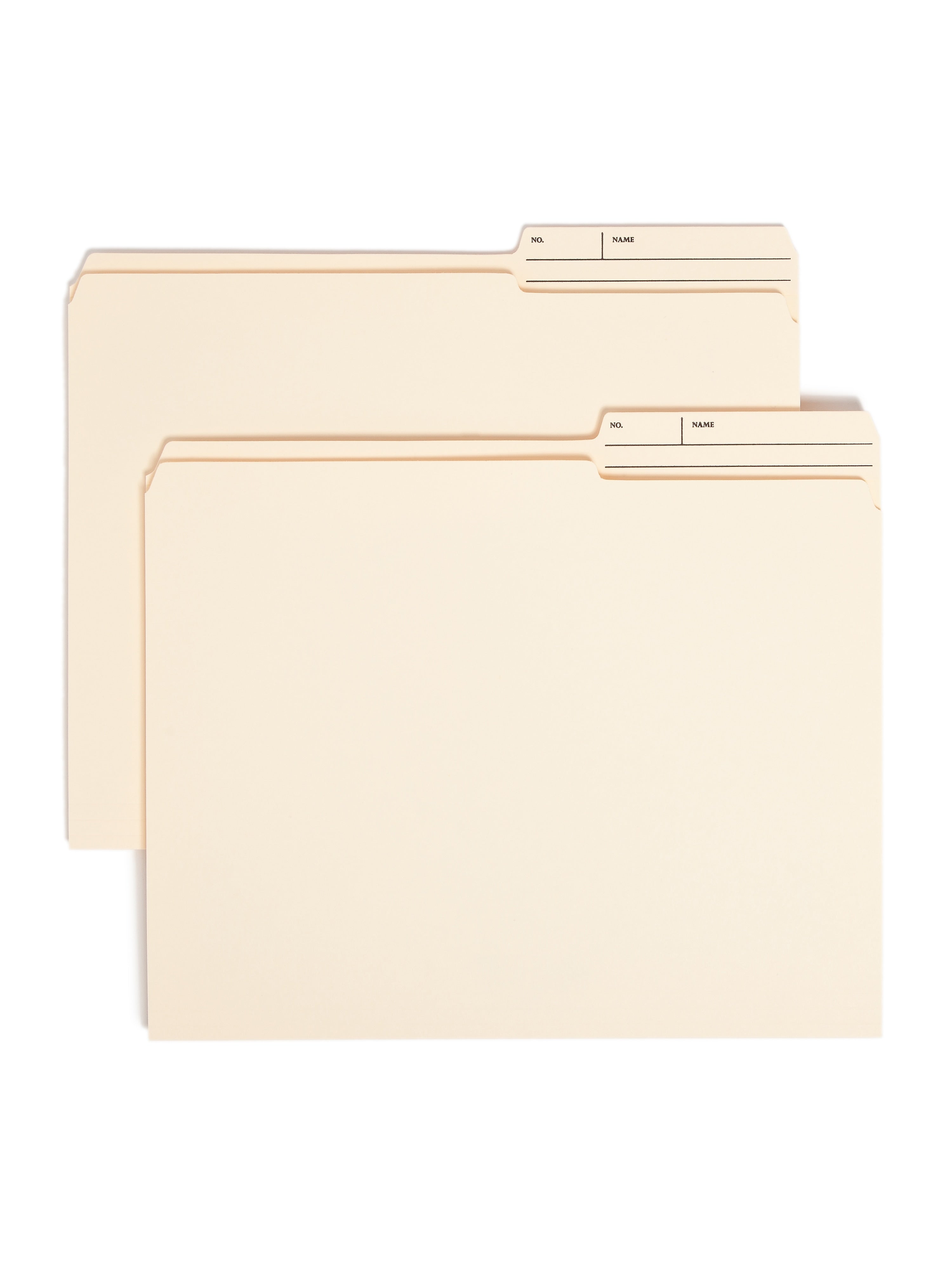 Smead Heavy Duty Reinforced File Folder, 2/5 Tab, Right Position  Letter Size, Manila, 100/Box