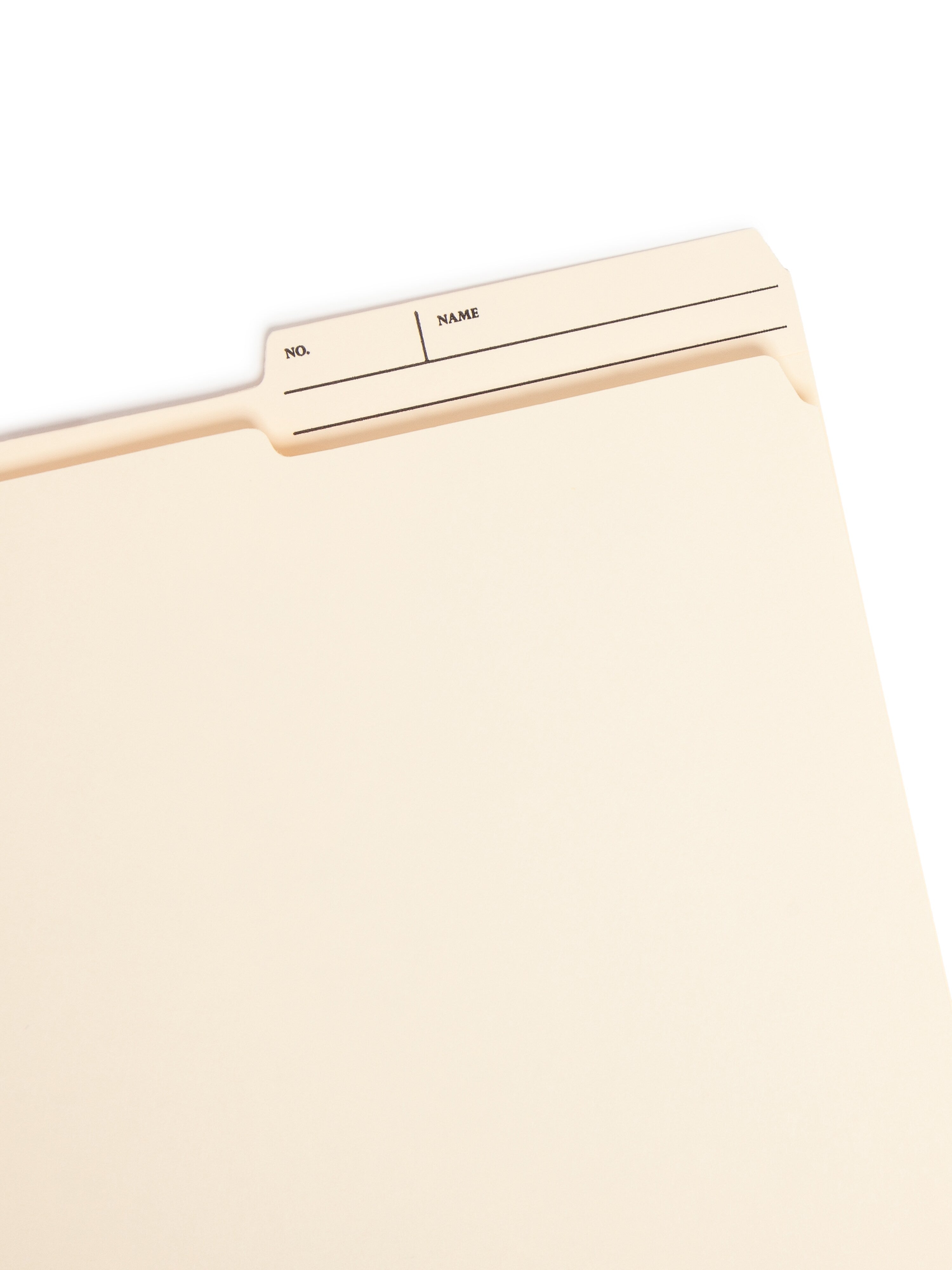 Smead Heavy Duty Reinforced File Folder, 2/5 Tab, Right Position  Letter Size, Manila, 100/Box