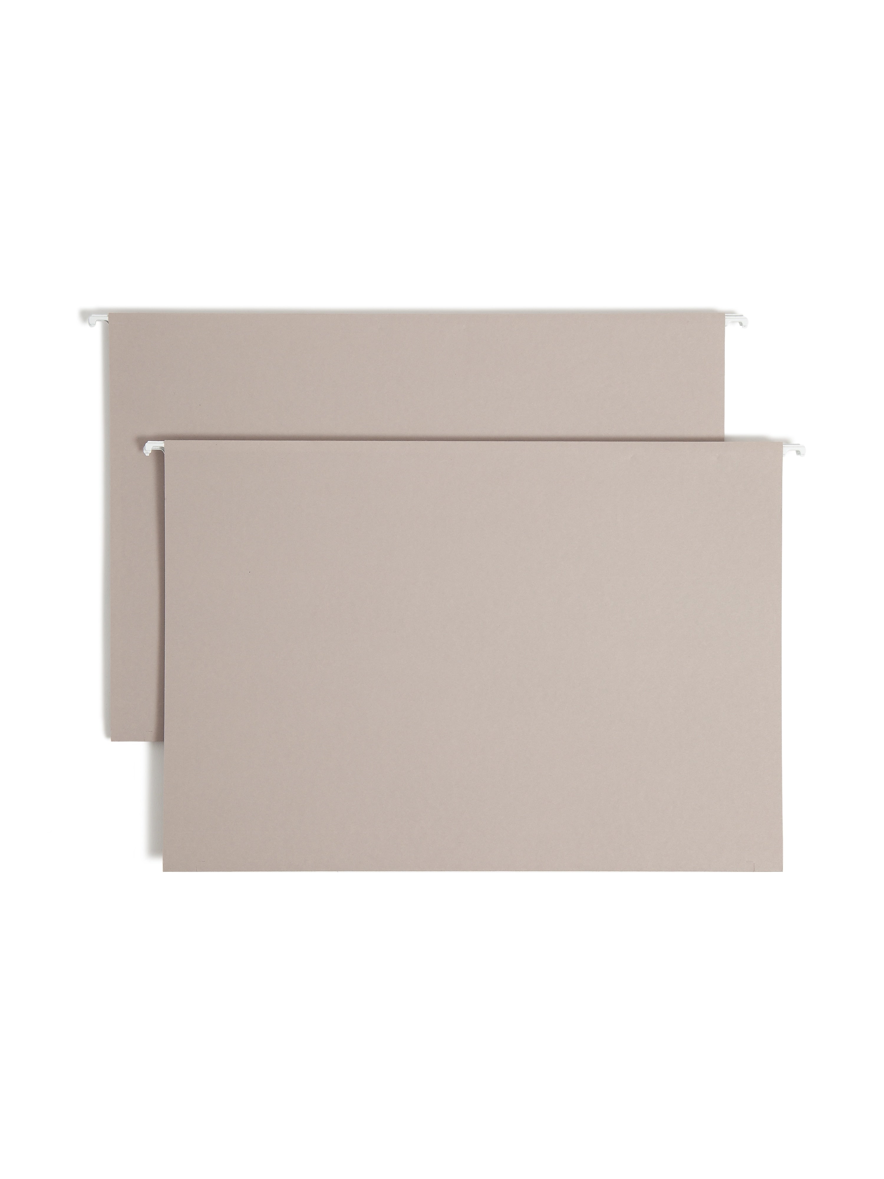 Smead Heavy Duty TUFF Hanging File Folders with Easy Slide™ Tab, 1/3 Cut, Legal Size, Steel Gray, 18/Box