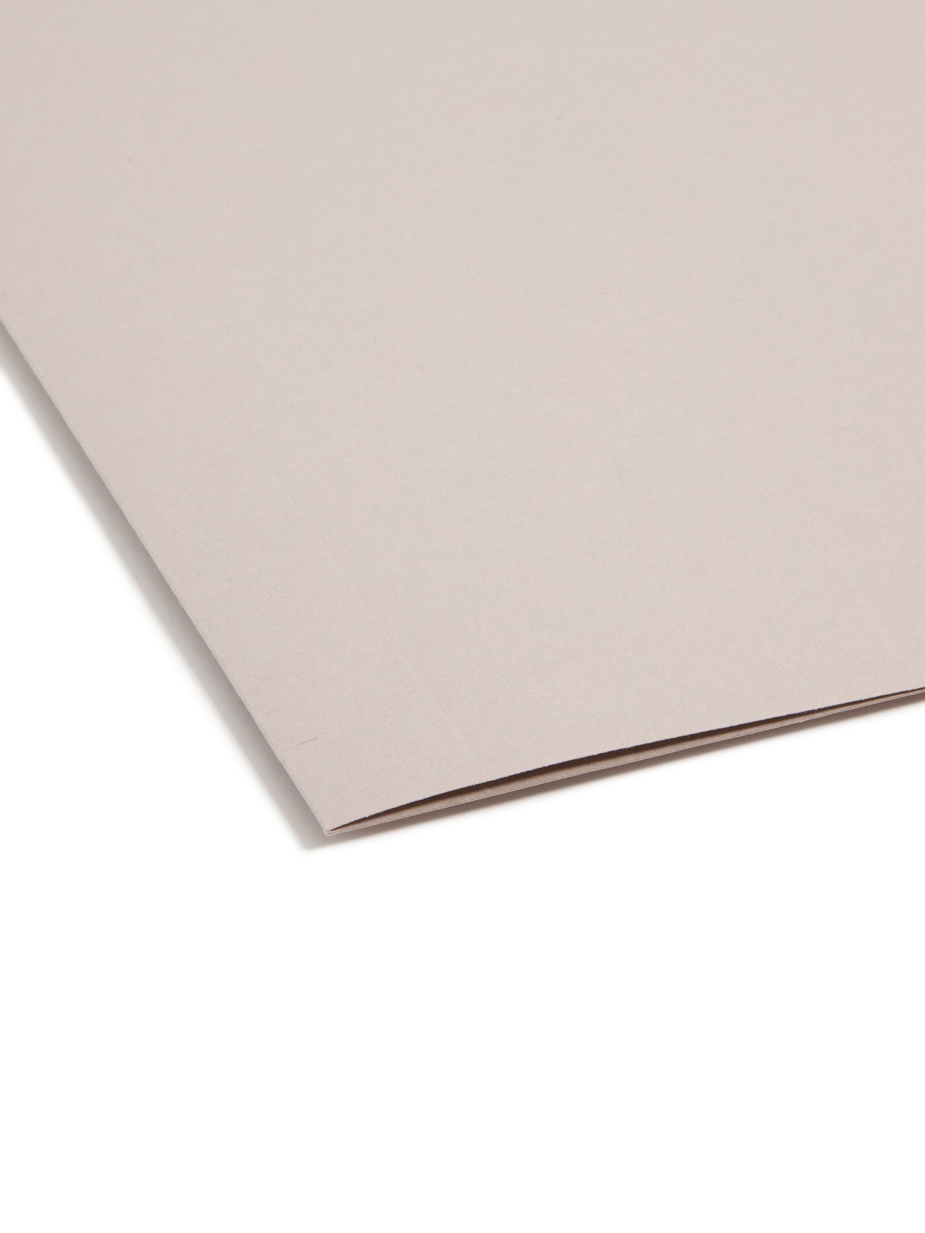 Smead Heavy Duty TUFF Hanging File Folders with Easy Slide™ Tab, 1/3 Cut, Letter Size, Steel Gray, 18/Box