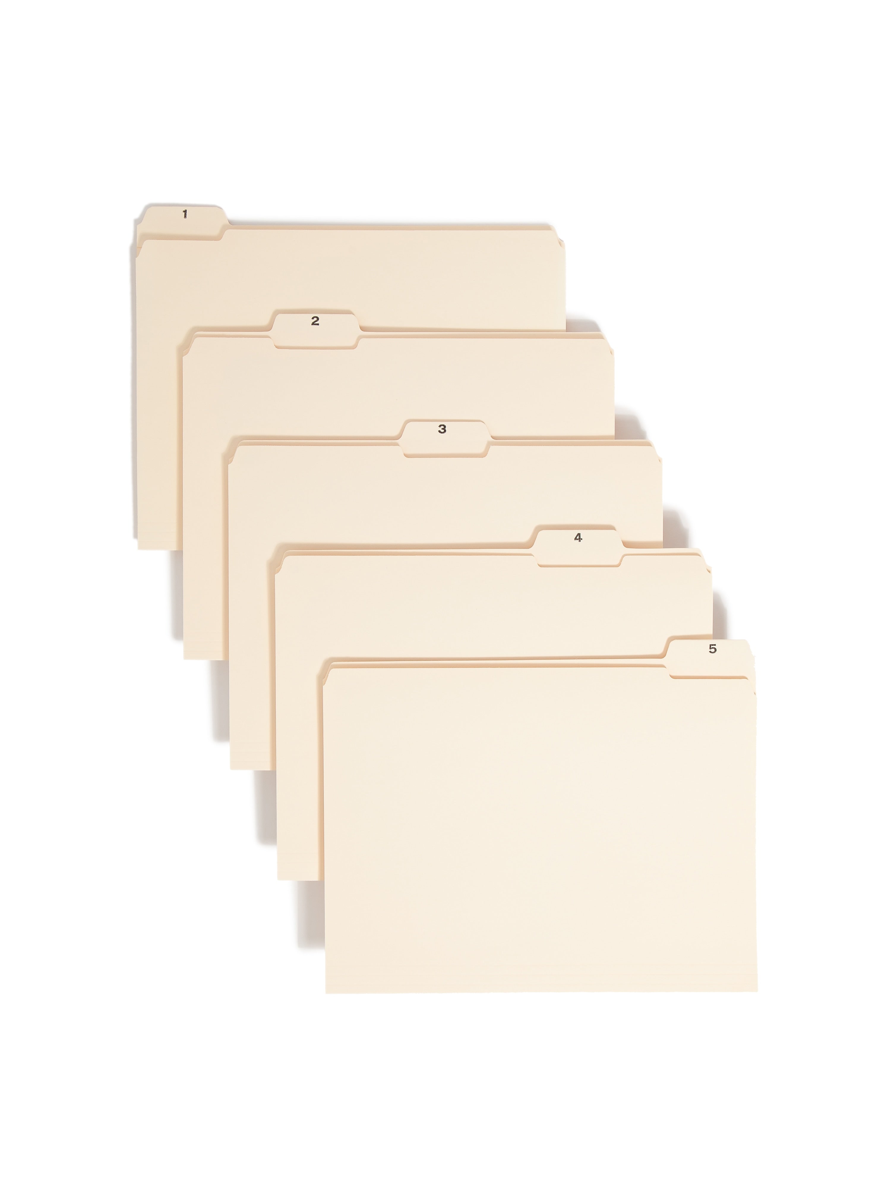 Smead Indexed File Folder Set, Daily  Folders, Reinforced 1/5-Cut Tab, Letter Size, Manila, 31 per Set