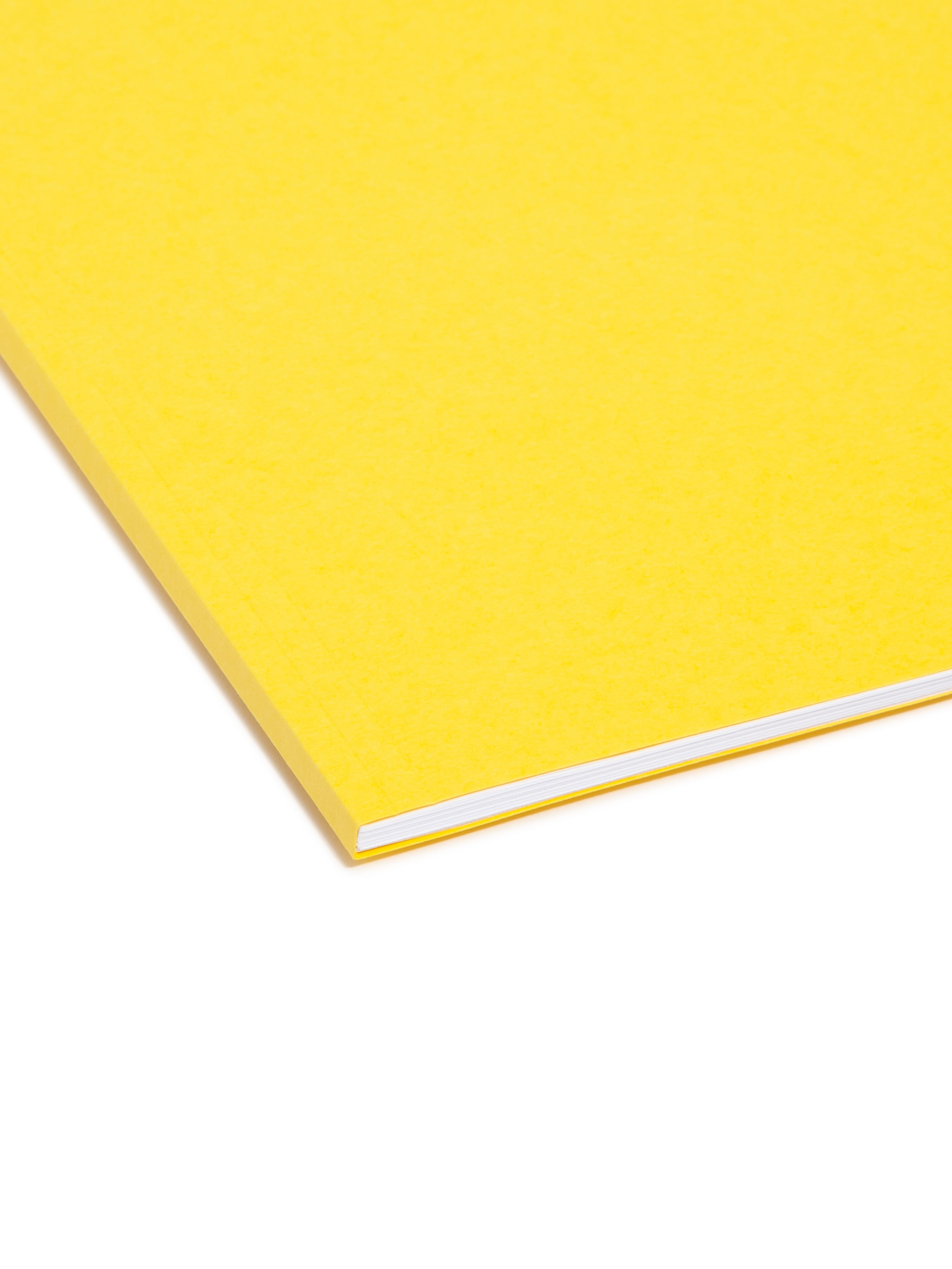 Smead Interior File Folder, 1/3-Cut Tab, Letter Size, Yellow, 100/Box