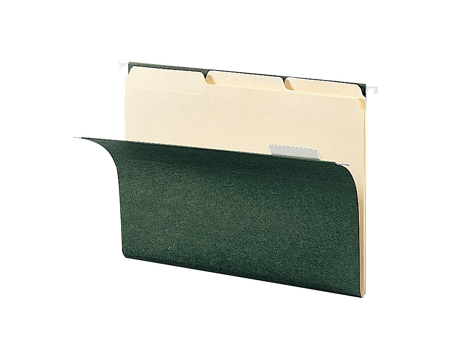 Smead Interior File Folders, 1/3-Cut Tab, Letter Size, Manila, 100/Box