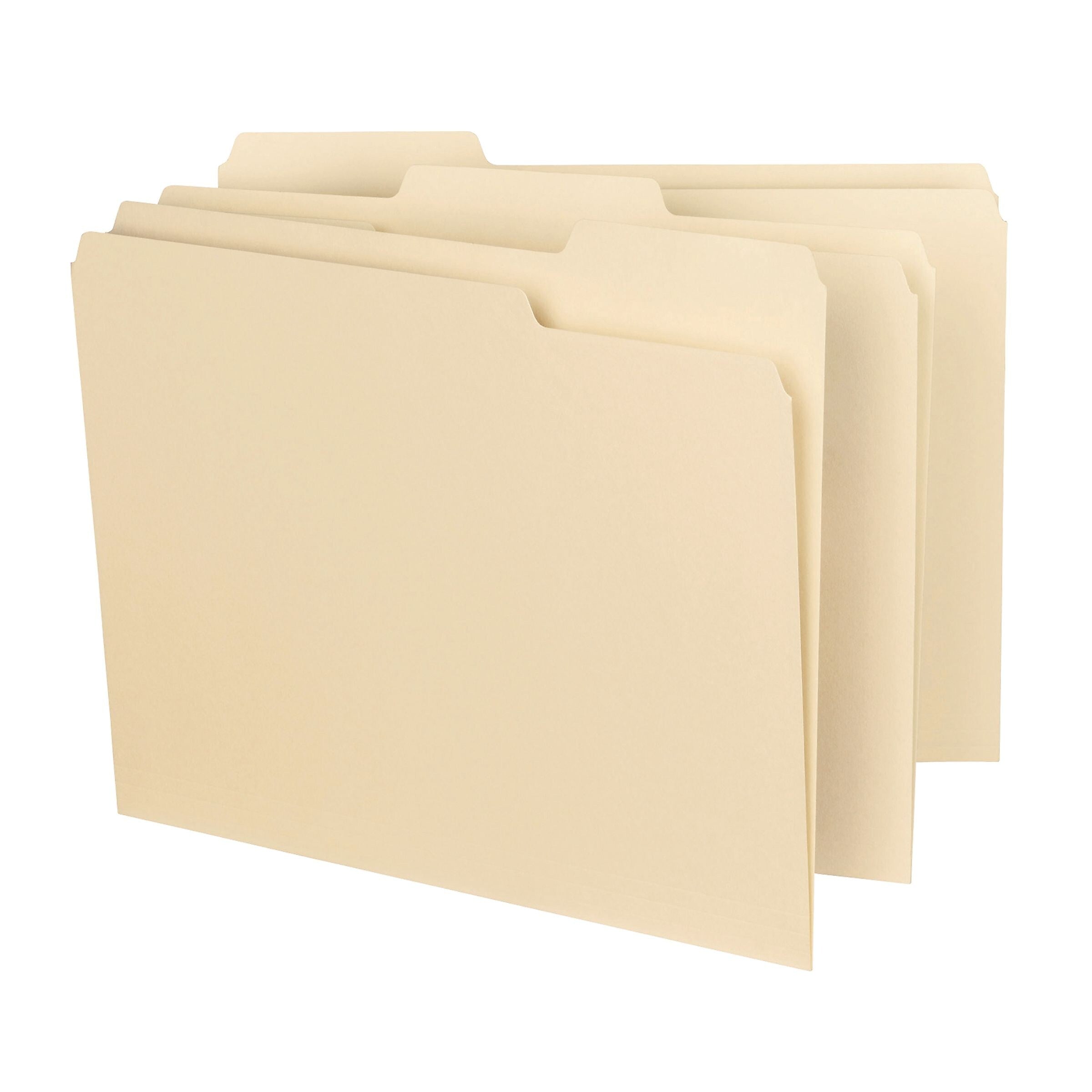 Smead Interior File Folders, 1/3-Cut Tab, Letter Size, Manila, 100/Box