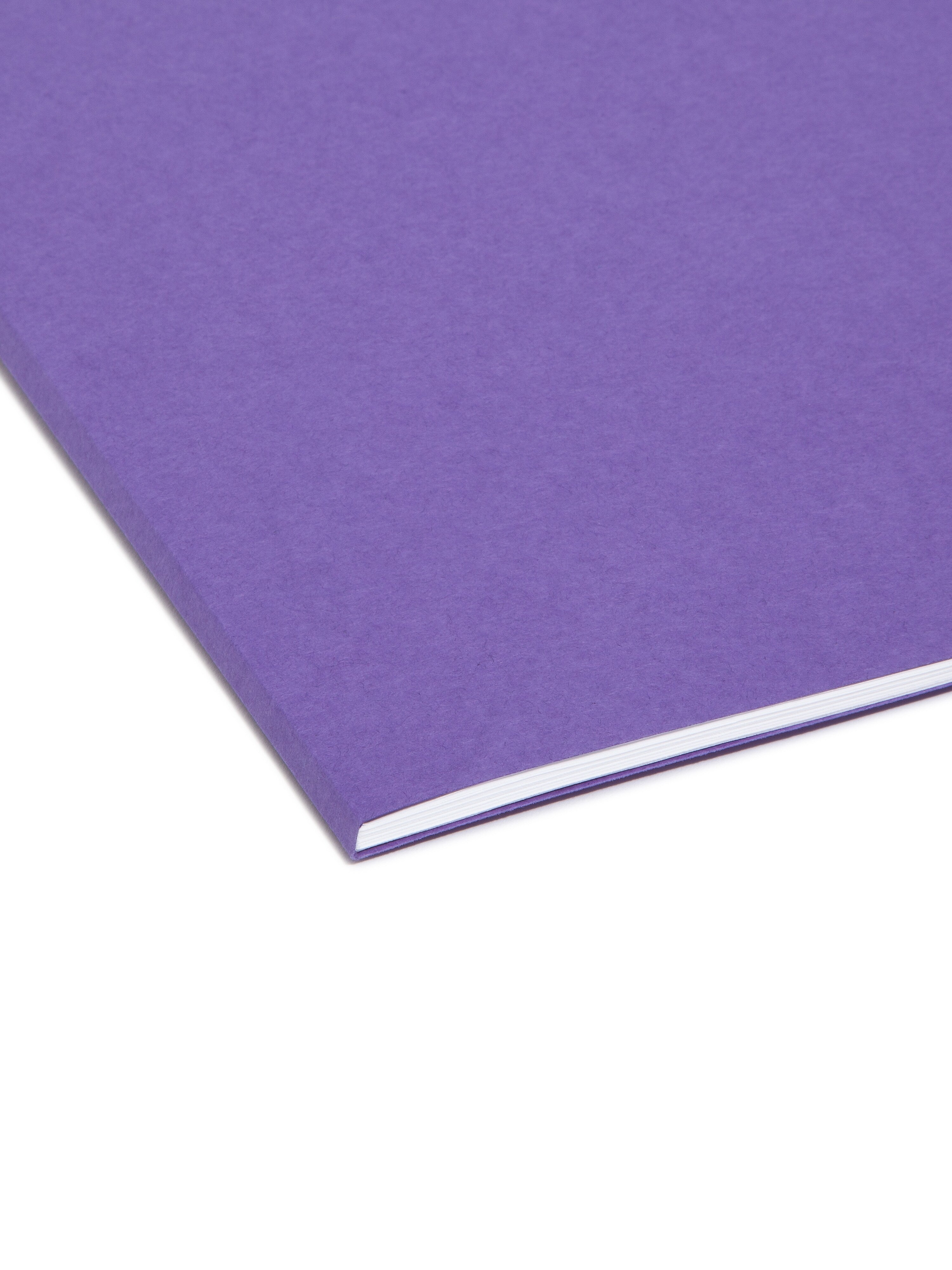 Smead Interior File Folders, 1/3-Cut Tab, Letter Size, Purple, 100/Box