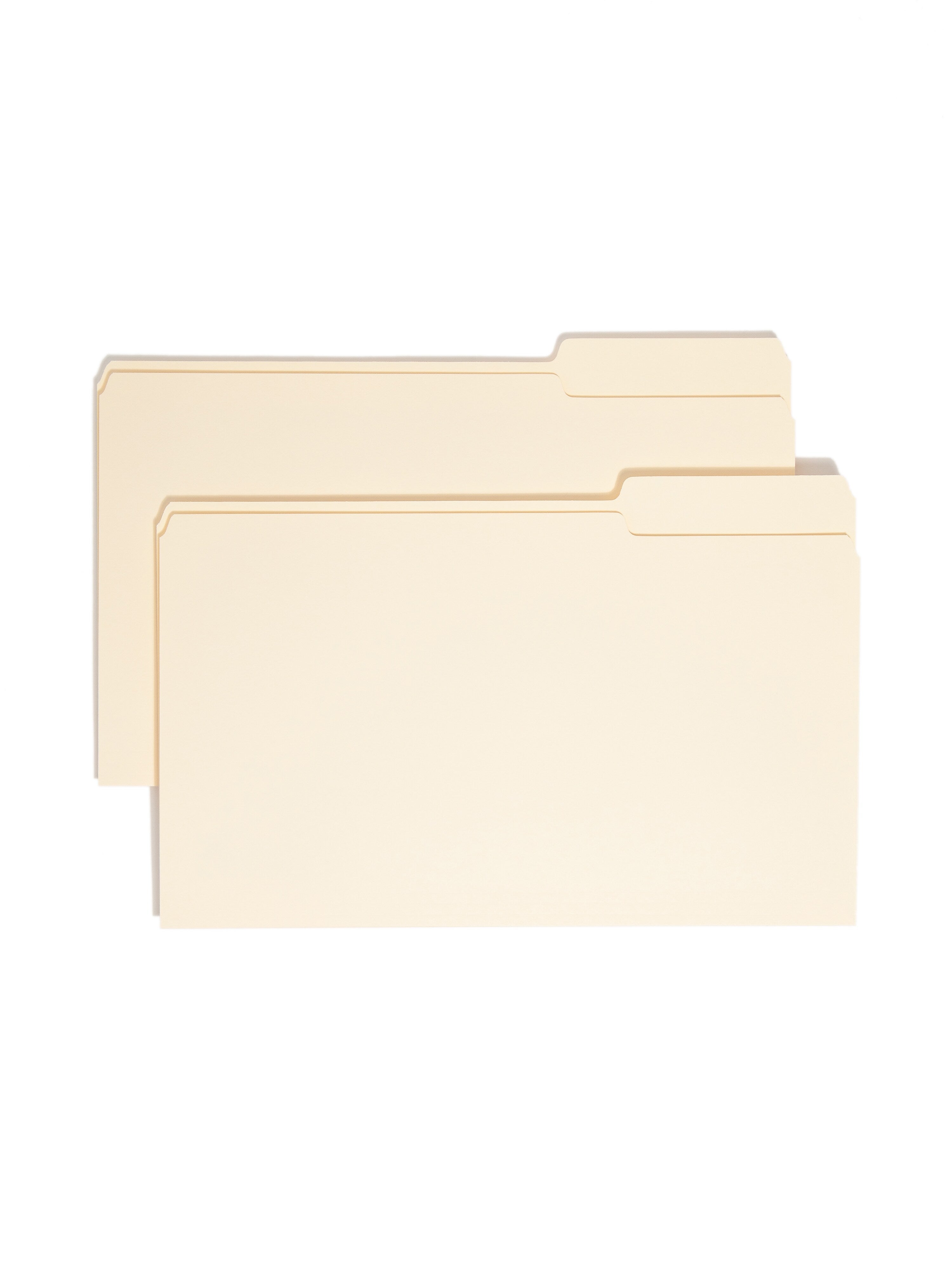Smead Manila Folder, 1/3-Cut Tab Right Position, Legal Size, 100/Box