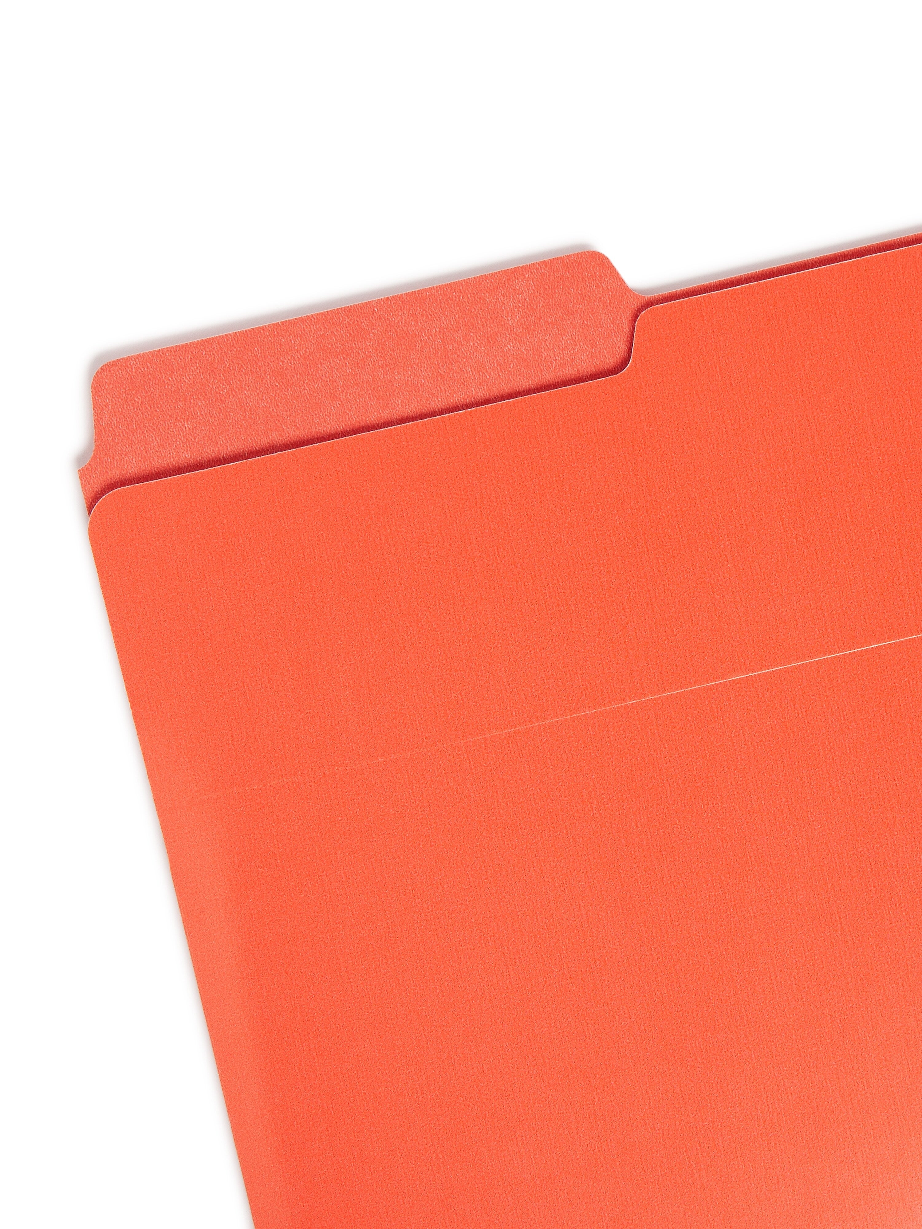 Smead Organized Up Heavy Duty Dual Tab Vertical Colored File Folders, Letter Size, Bright Tones, 6/Pack
