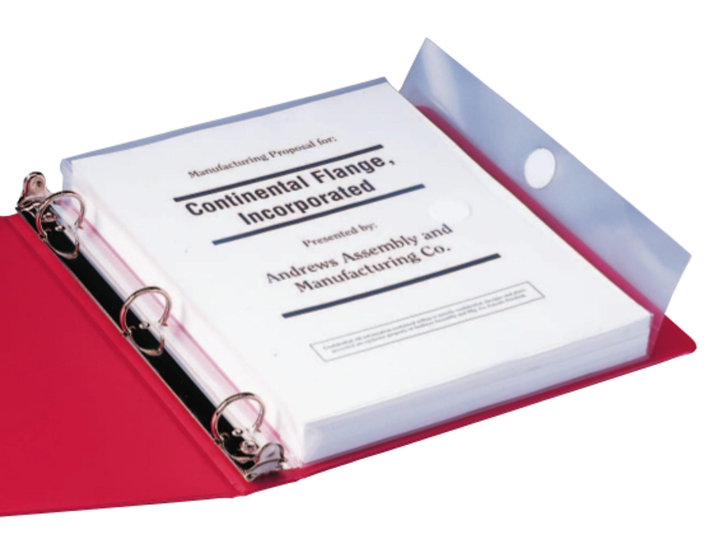 Smead Poly 3-Ring Envelope, 1-1/4
