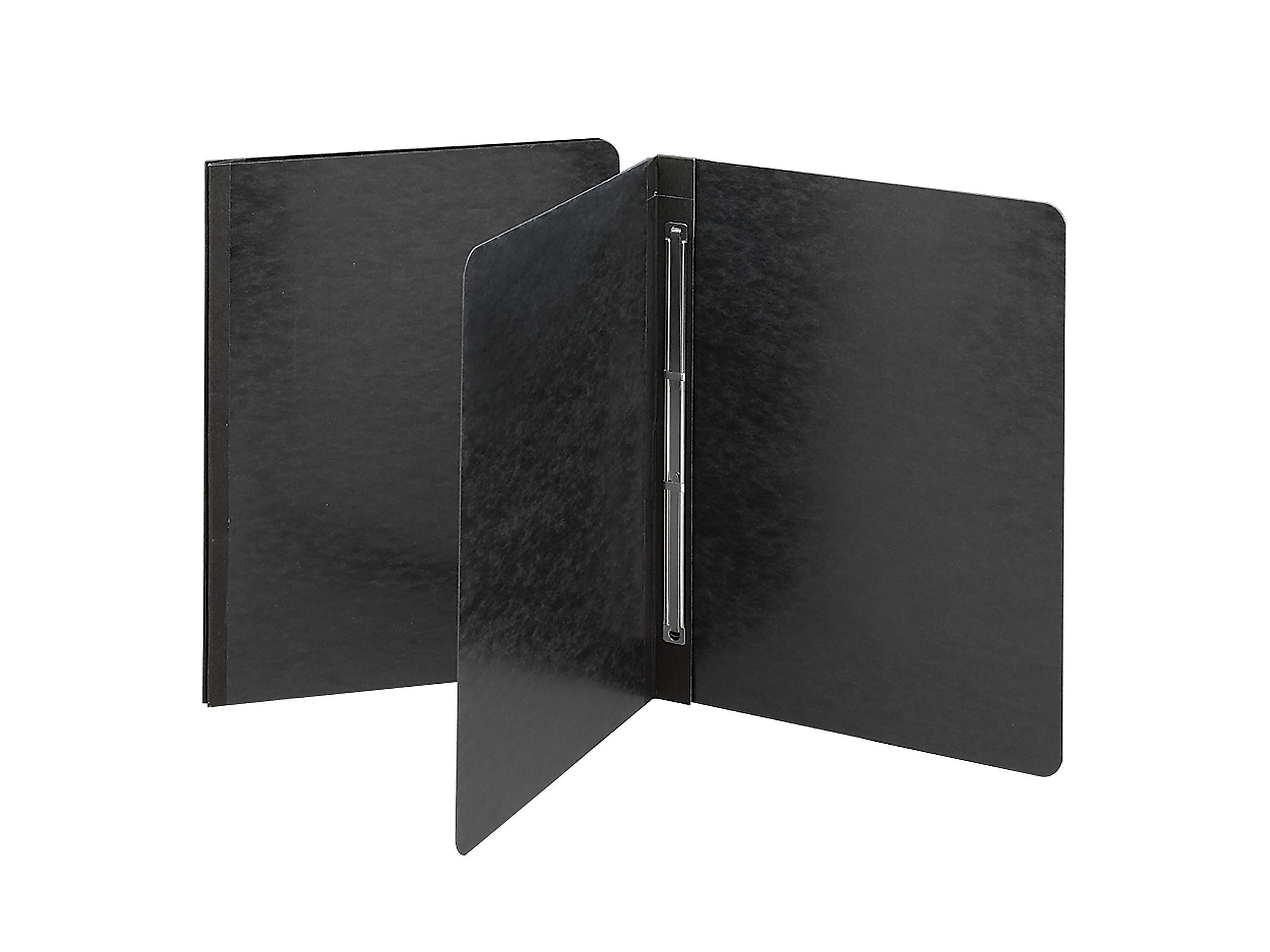 Smead Premium Pressboard 2-Prong Report Cover, Letter Size, Black