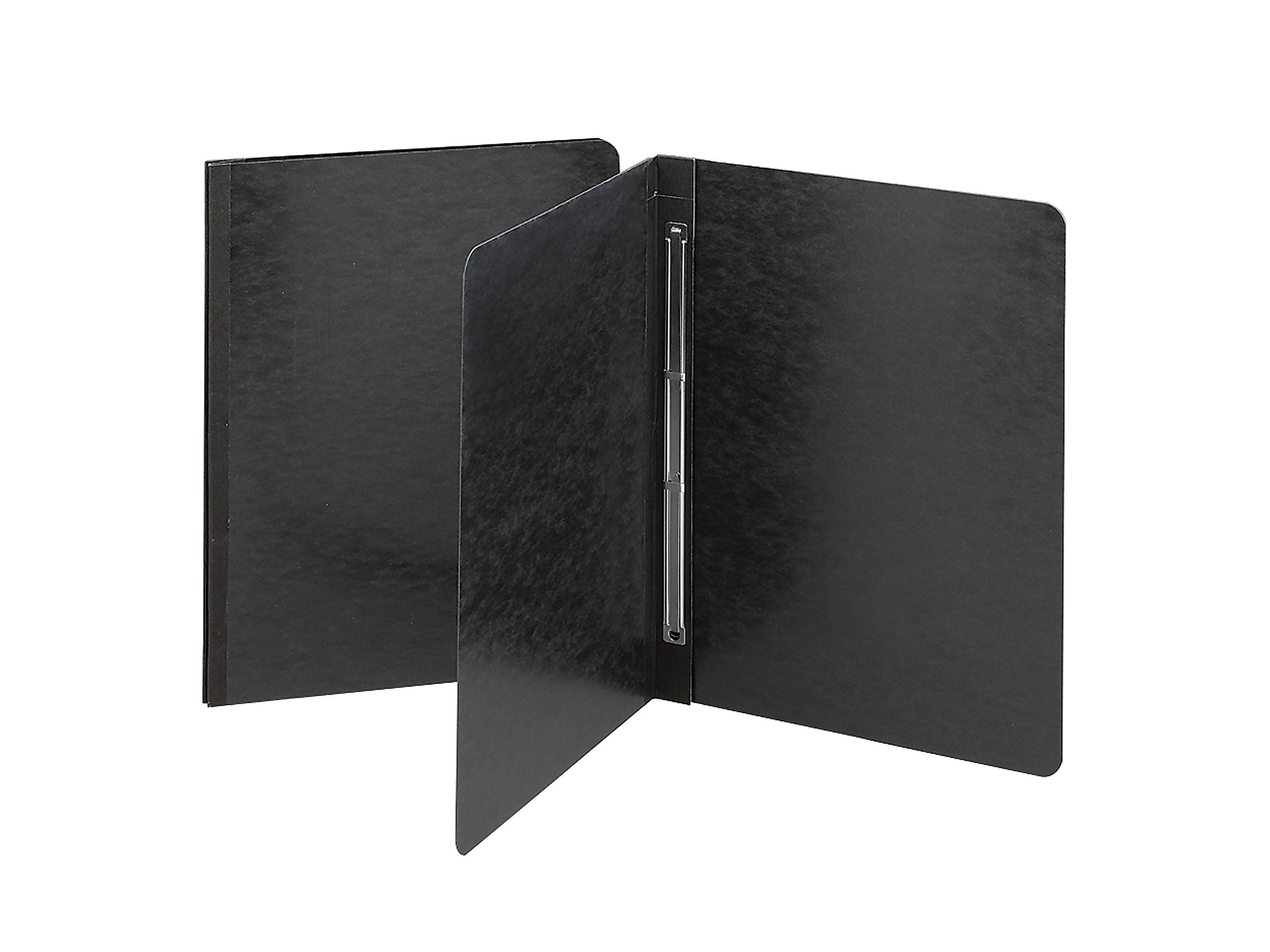 Smead Premium Pressboard 2-Prong Report Cover, Letter Size, Black