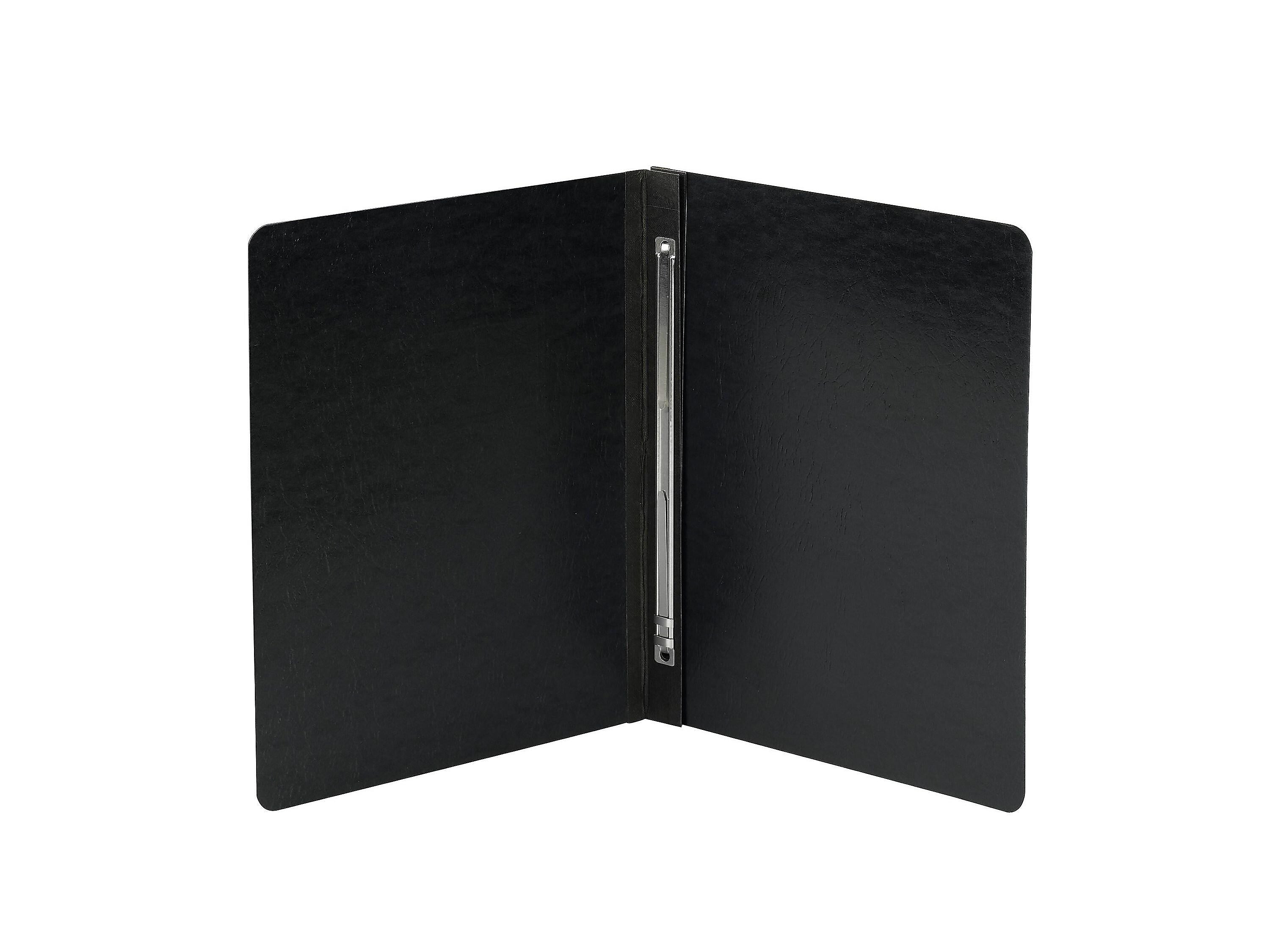 Smead Premium Pressboard 2-Prong Report Cover, Letter Size, Black