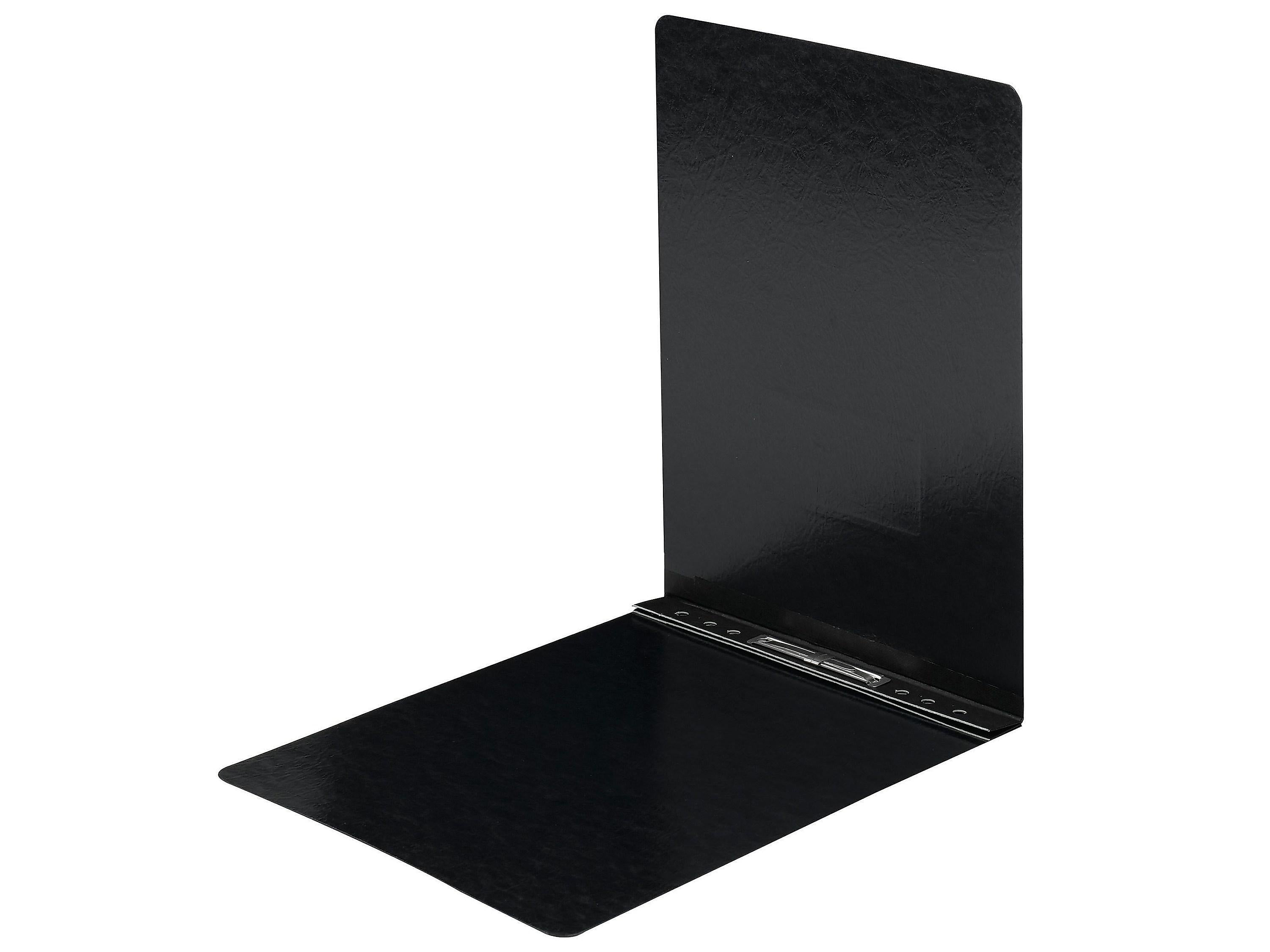 Smead Premium Pressboard 2-Prong Report Cover, Letter Size, Black, Each