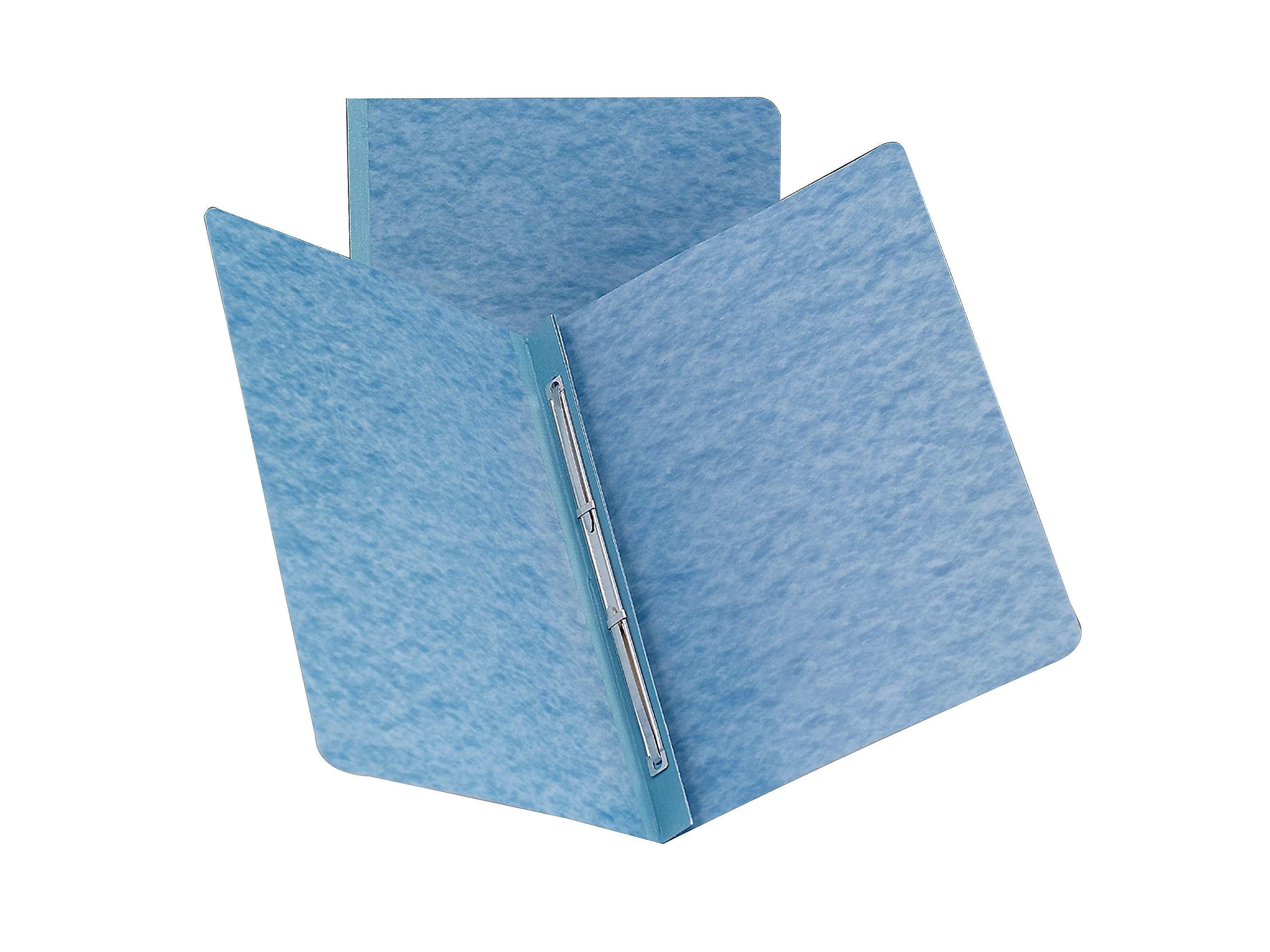 Smead Premium Pressboard 2-Prong Report Cover, Letter Size, Blue