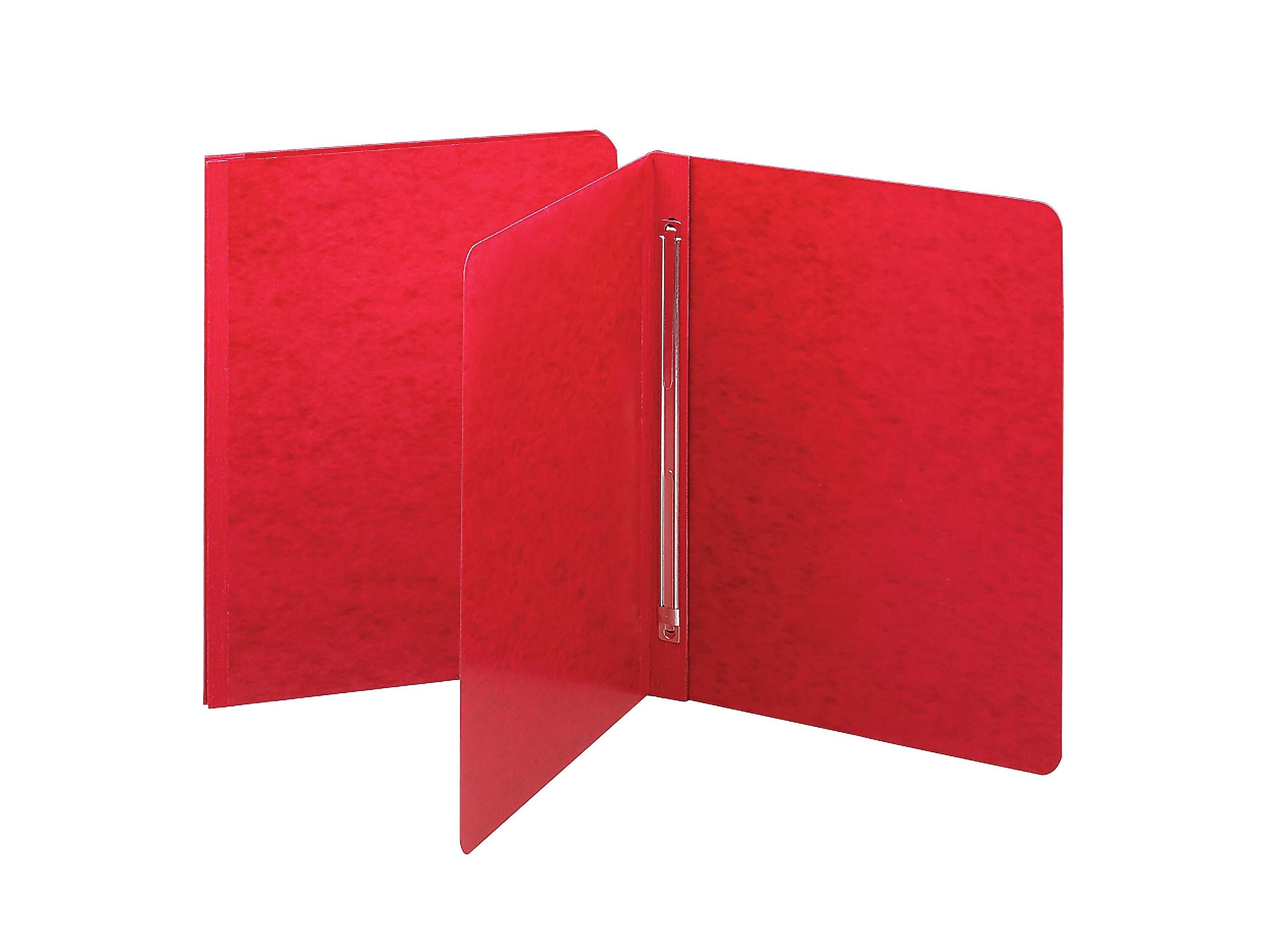 Smead Premium Pressboard 2-Prong Report Cover, Letter Size, Bright Red