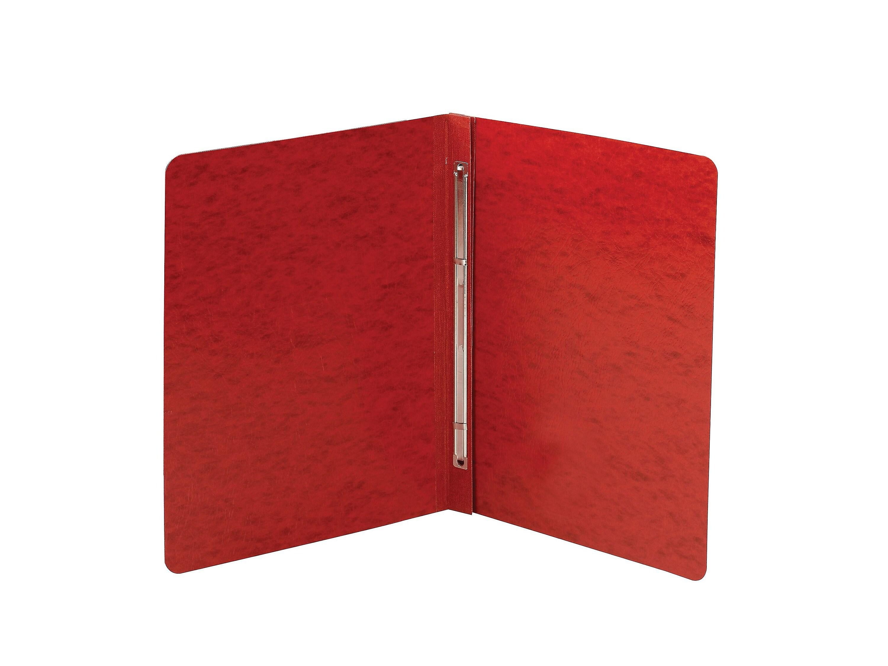 Smead Premium Pressboard 2-Prong Report Cover, Letter Size, Bright Red