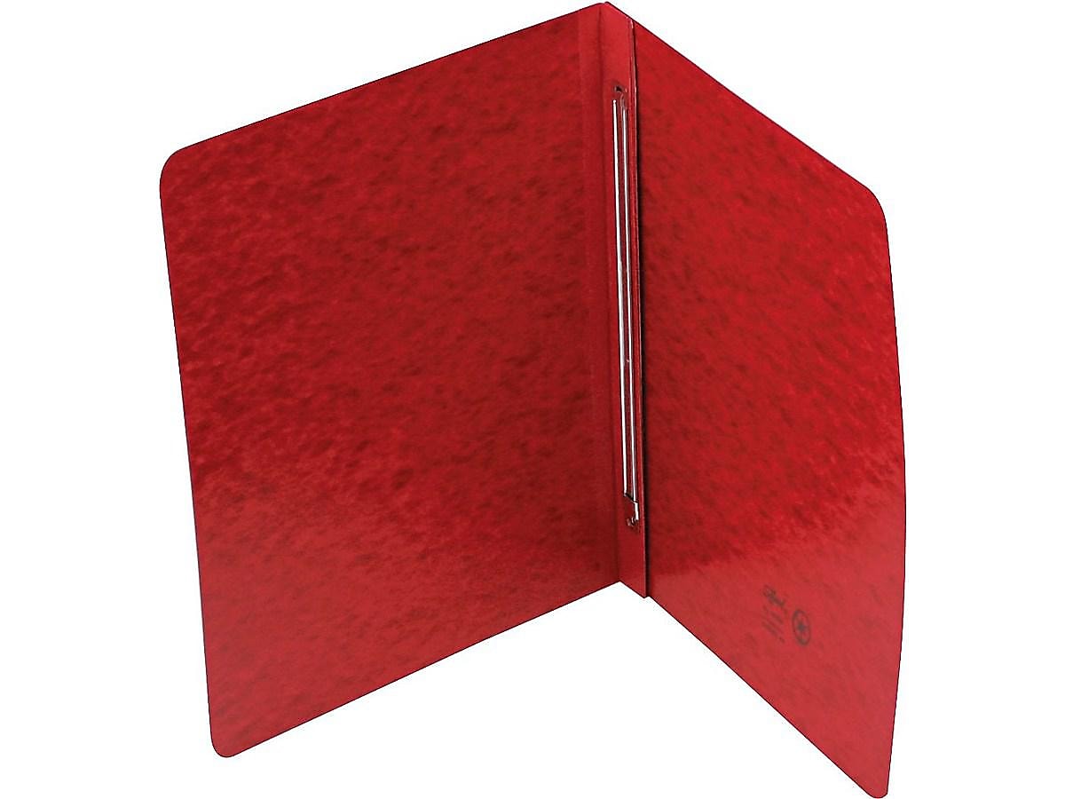 Smead Premium Pressboard 2-Prong Report Cover, Letter Size, Bright Red