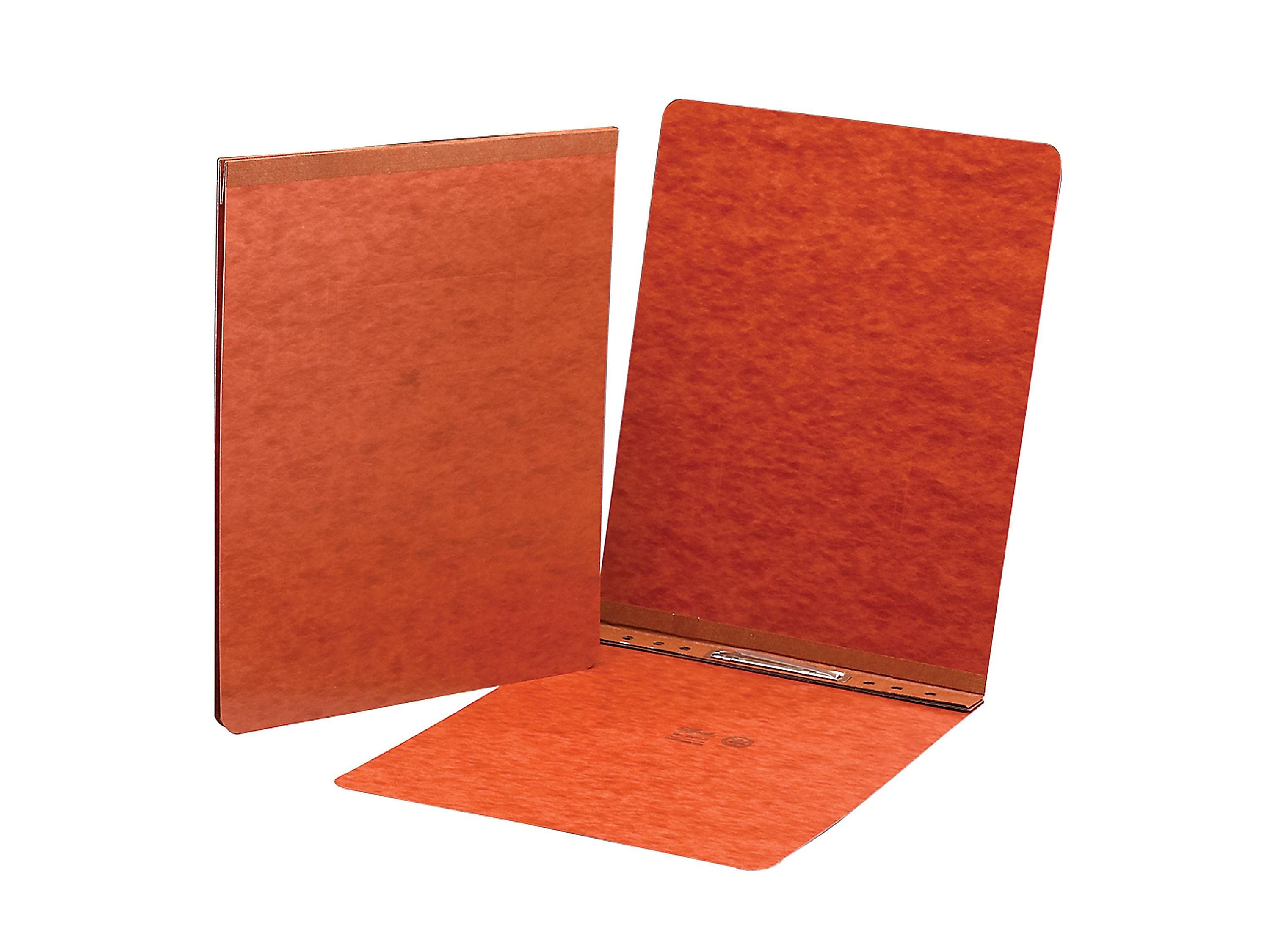 Smead Premium Pressboard 2-Prong Report Cover, Letter Size, Red