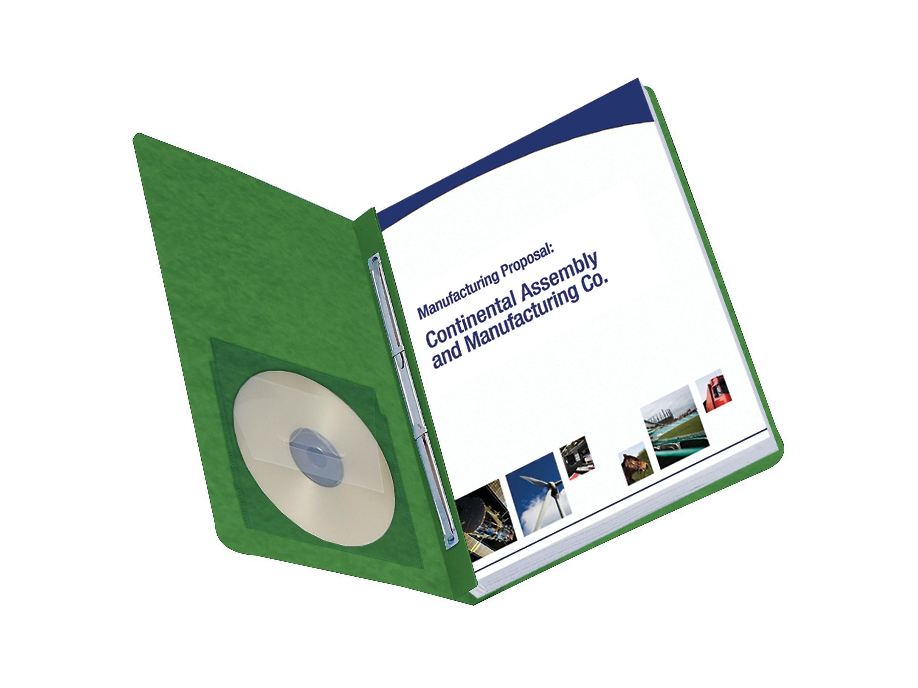 Smead Premium Pressboard Report Cover, Letter Size, Green