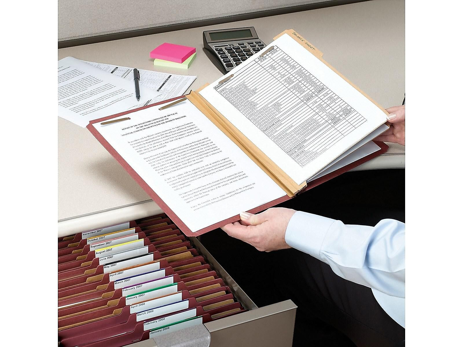 Smead Pressboard Classification Folders, 2