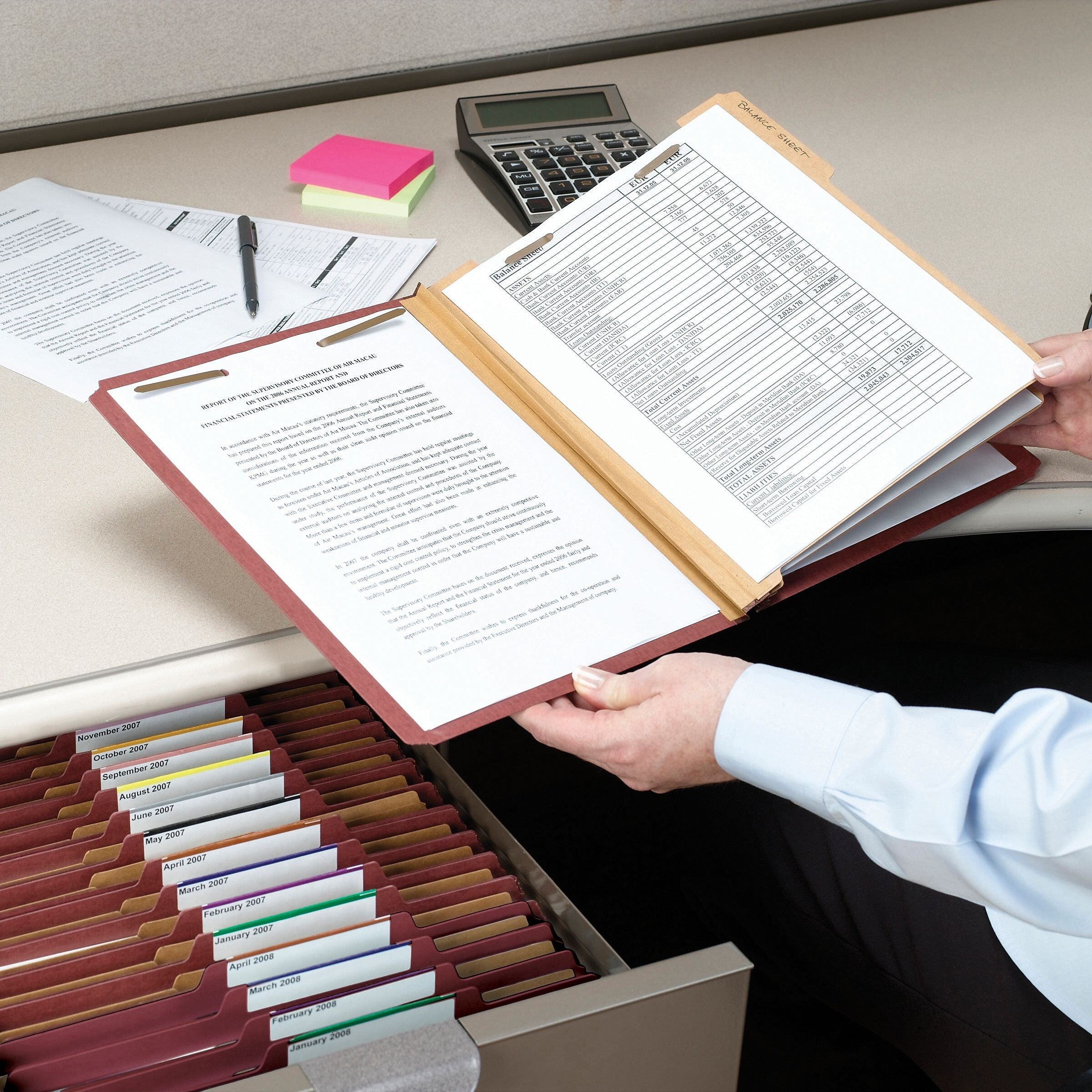 Smead Pressboard Classification Folders, 2