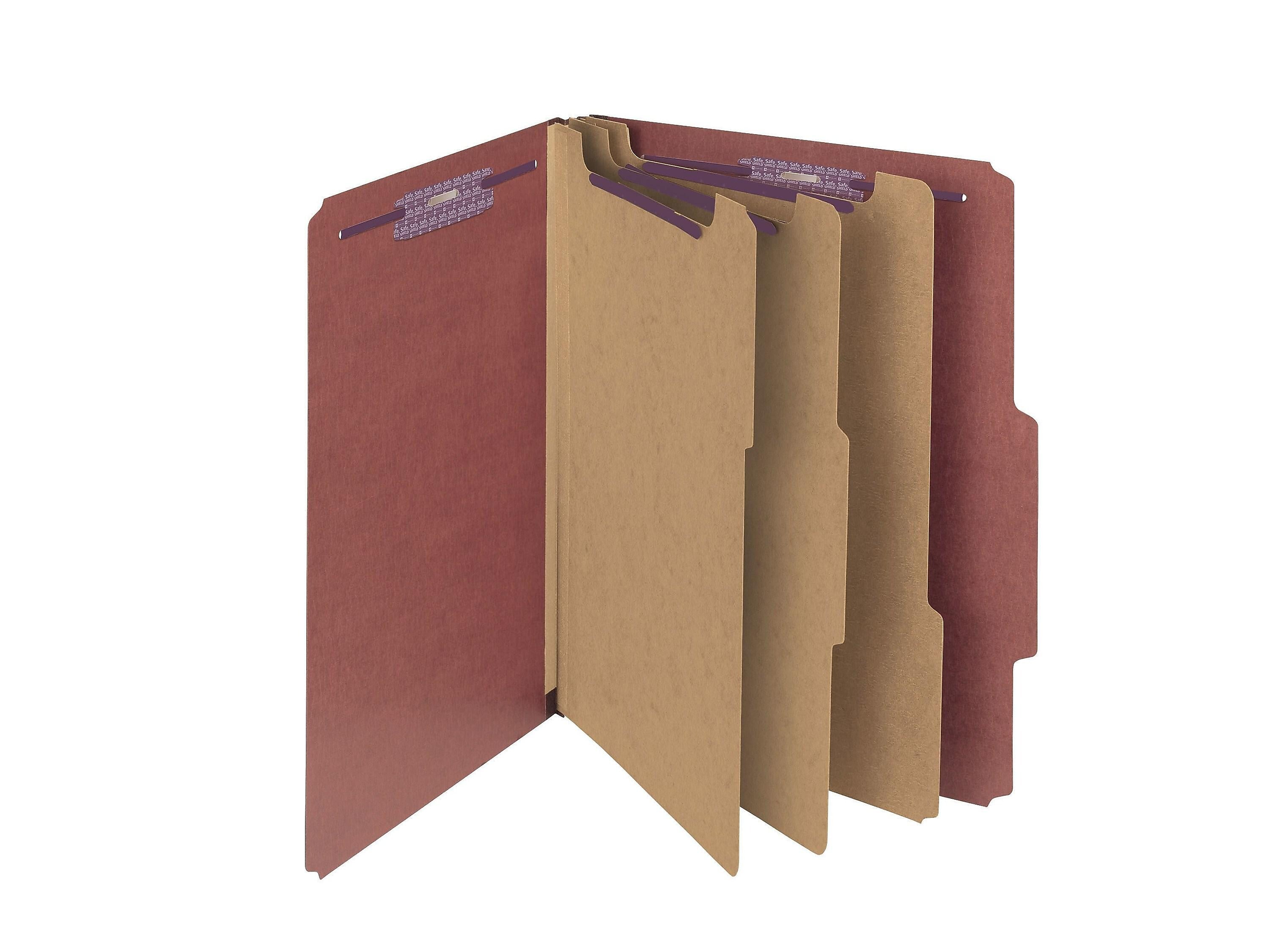 Smead Pressboard Classification Folders, 3
