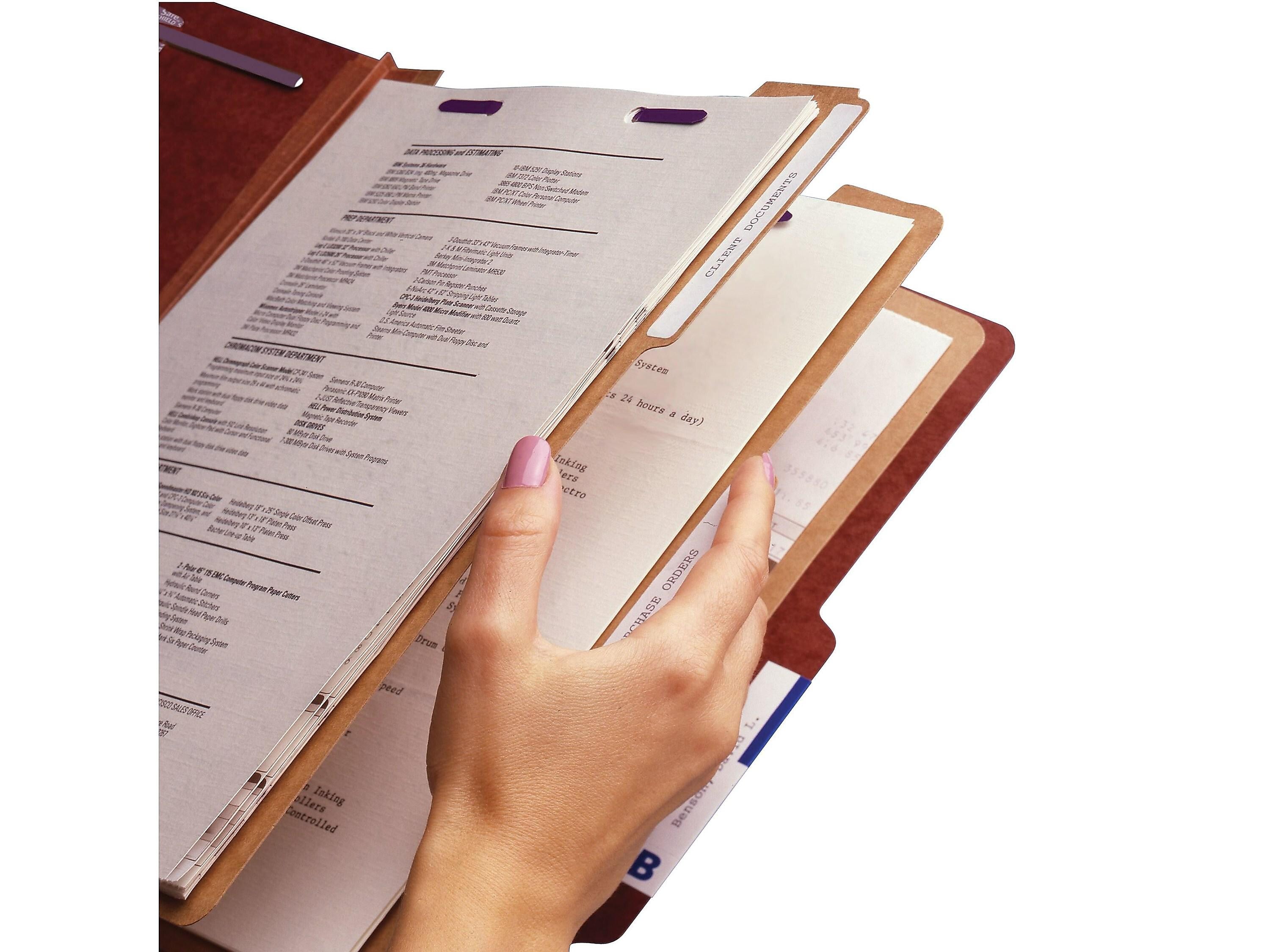 Smead Pressboard Classification Folders, 3