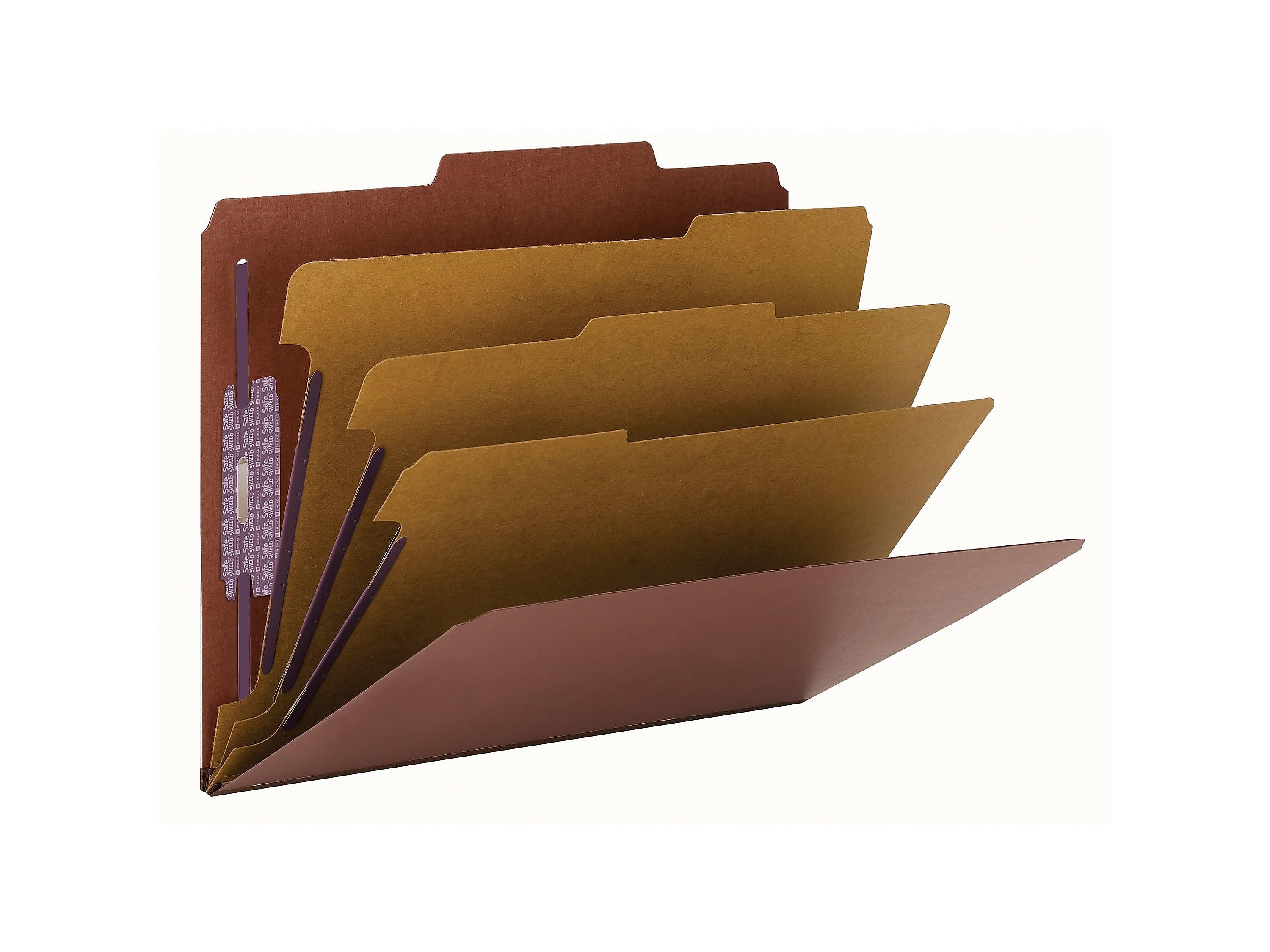 Smead Pressboard Classification Folders, 3