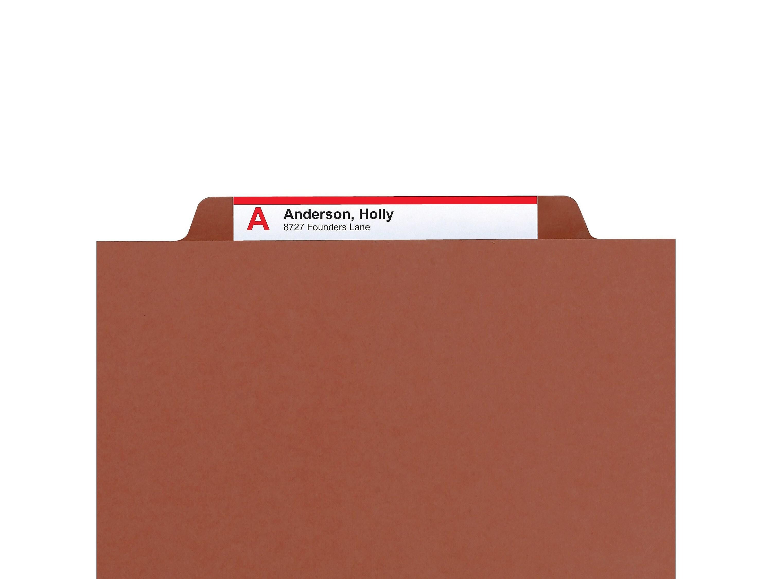 Smead Pressboard Classification Folders, 3