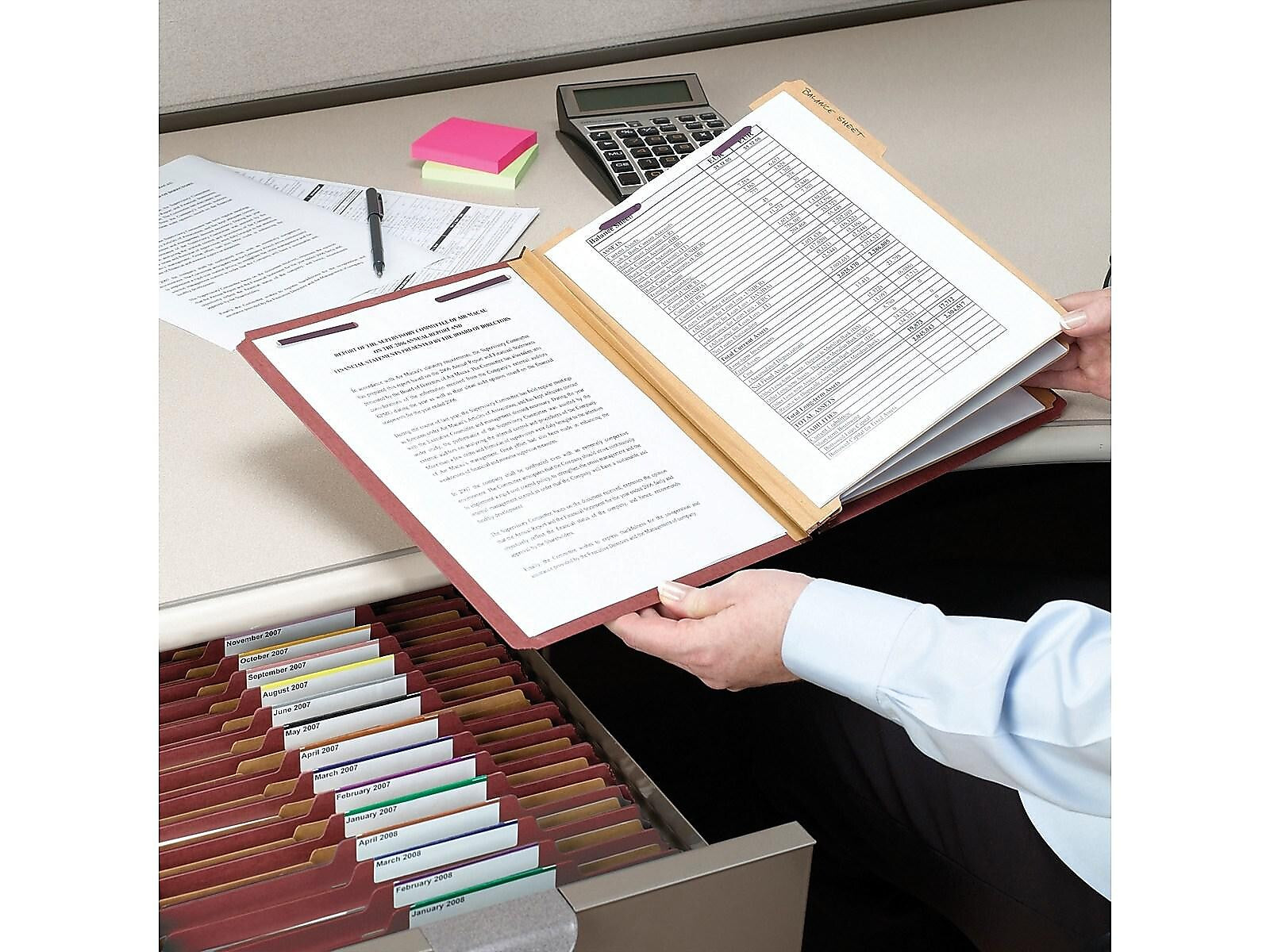 Smead Pressboard Classification Folders, 3