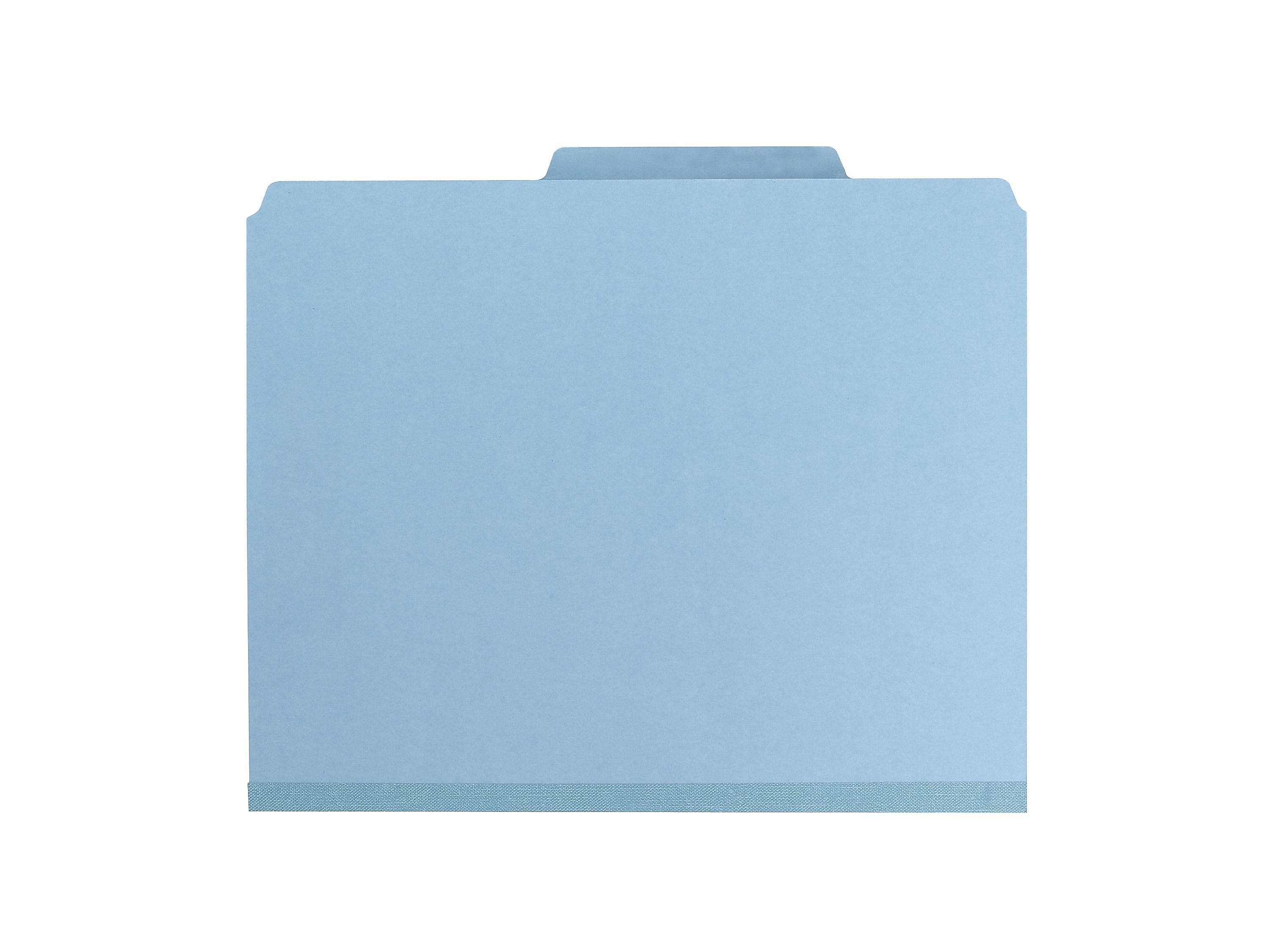 Smead Pressboard Classification Folders with SafeSHIELD Fasteners, 2