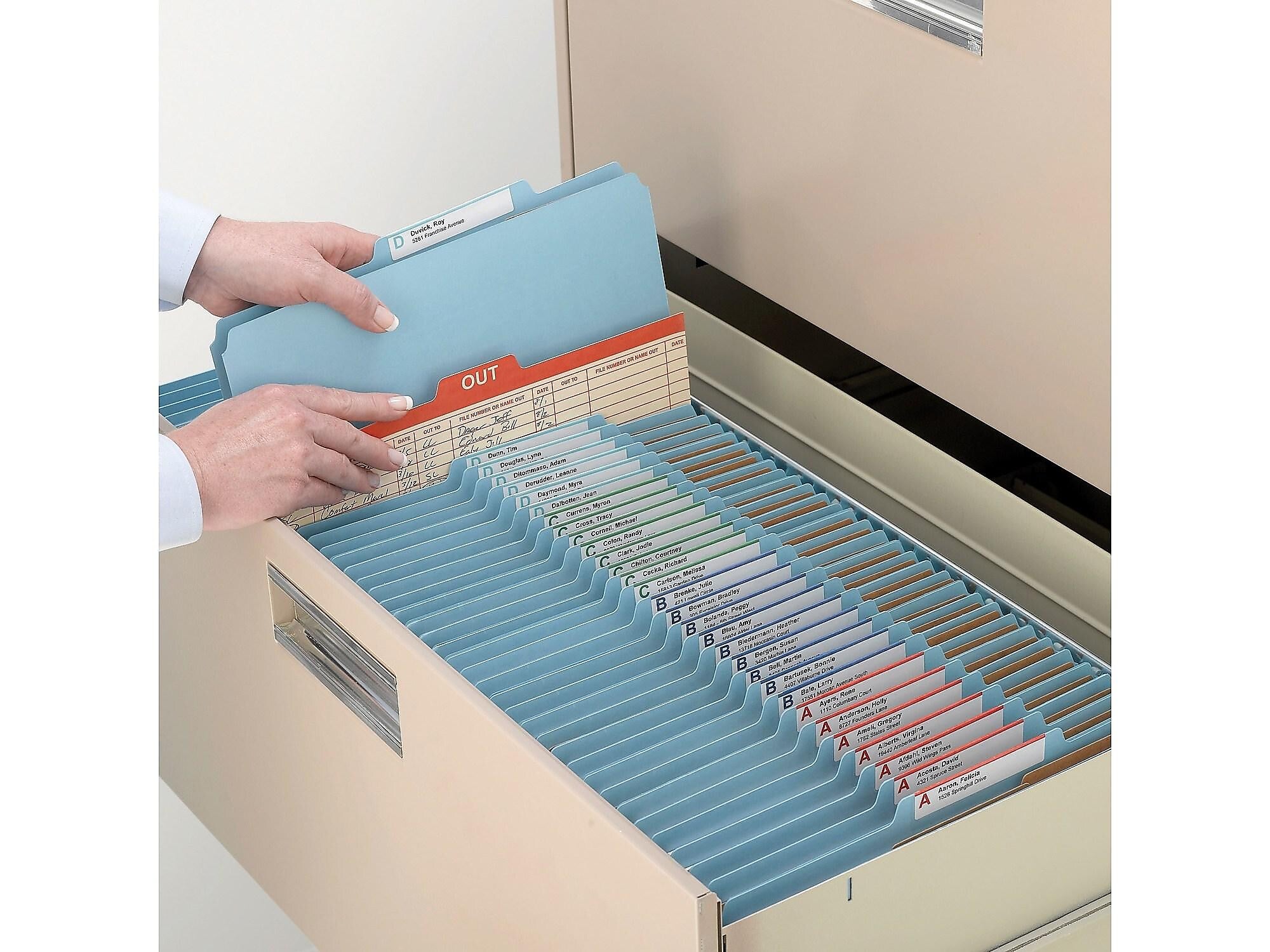 Smead Pressboard Classification Folders with SafeSHIELD Fasteners, 2