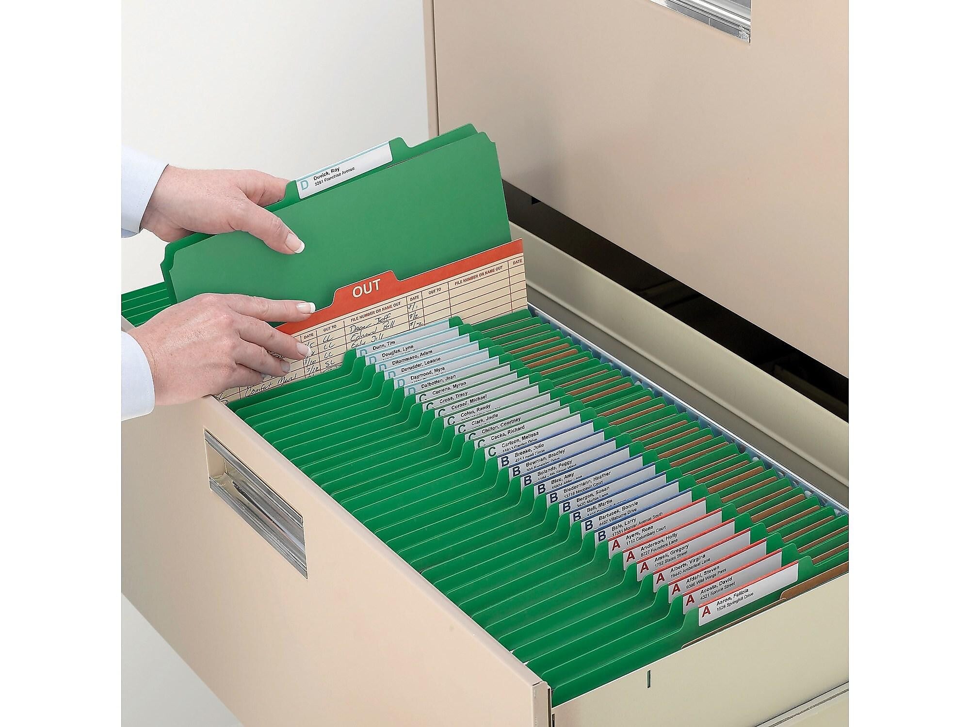 Smead Pressboard Classification Folders with SafeSHIELD Fasteners, 2
