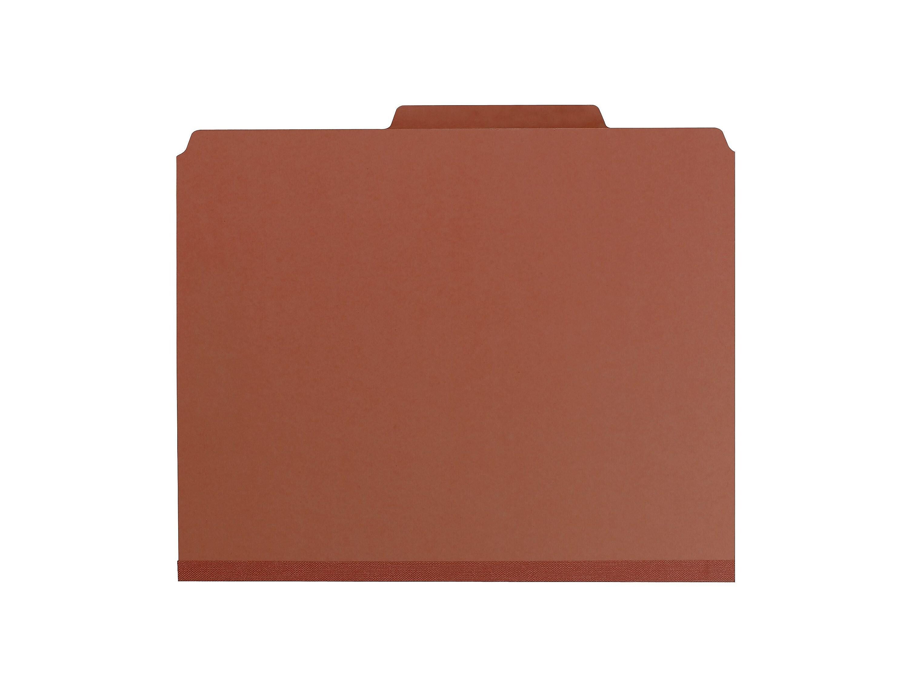 Smead Pressboard Classification Folders with SafeSHIELD Fasteners, 2