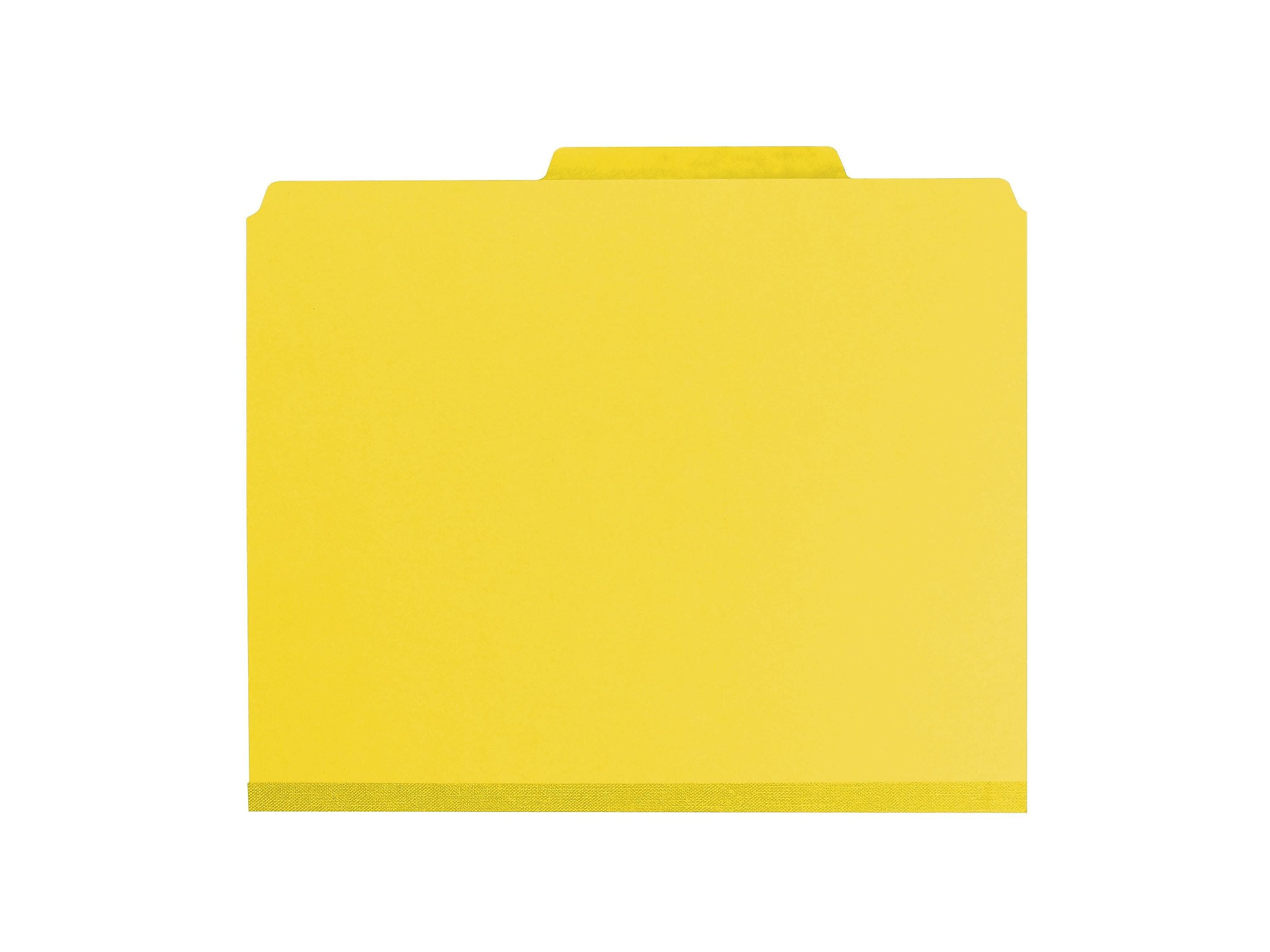 Smead Pressboard Classification Folders with SafeSHIELD Fasteners, 2