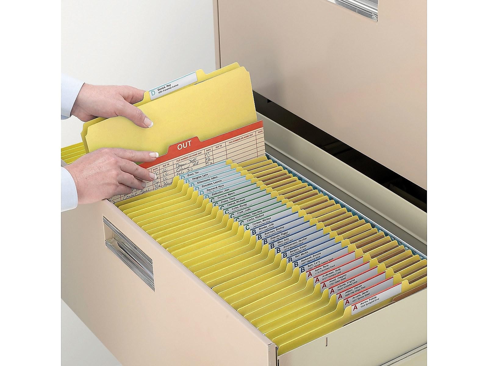 Smead Pressboard Classification Folders with SafeSHIELD Fasteners, 2
