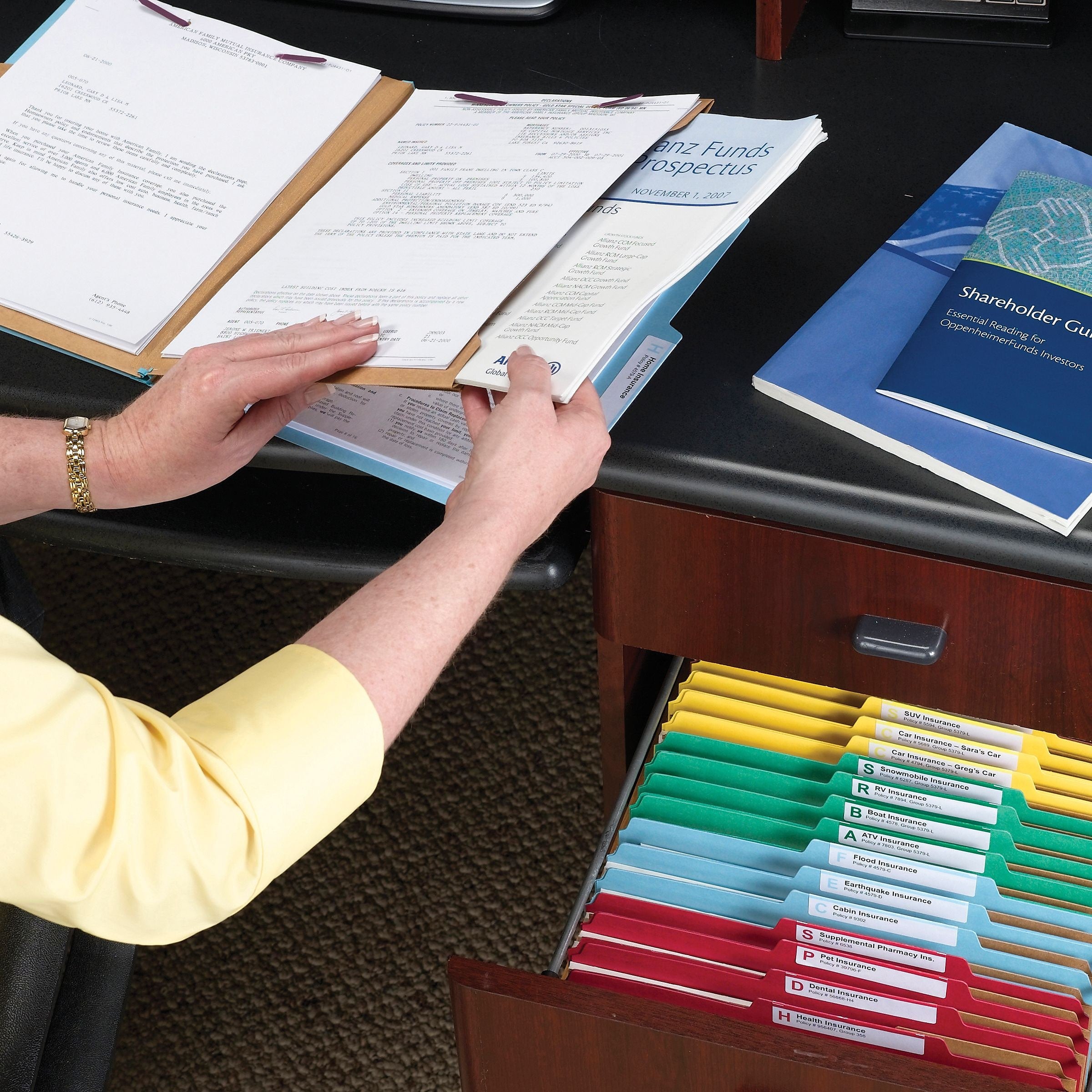 Smead Pressboard Classification Folders with SafeSHIELD Fasteners, 2