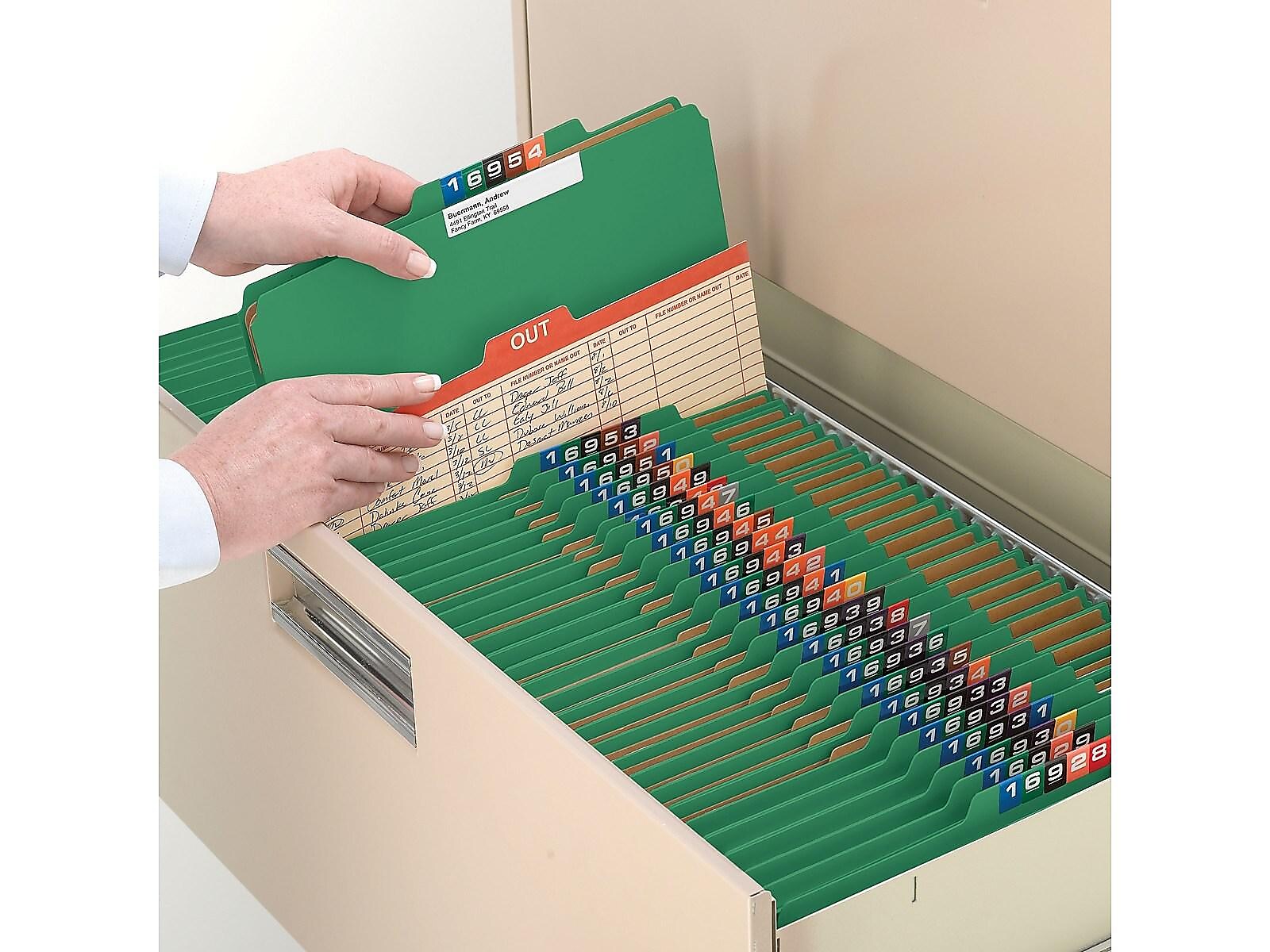 Smead Pressboard Classification Folders with SafeSHIELD Fasteners, 3