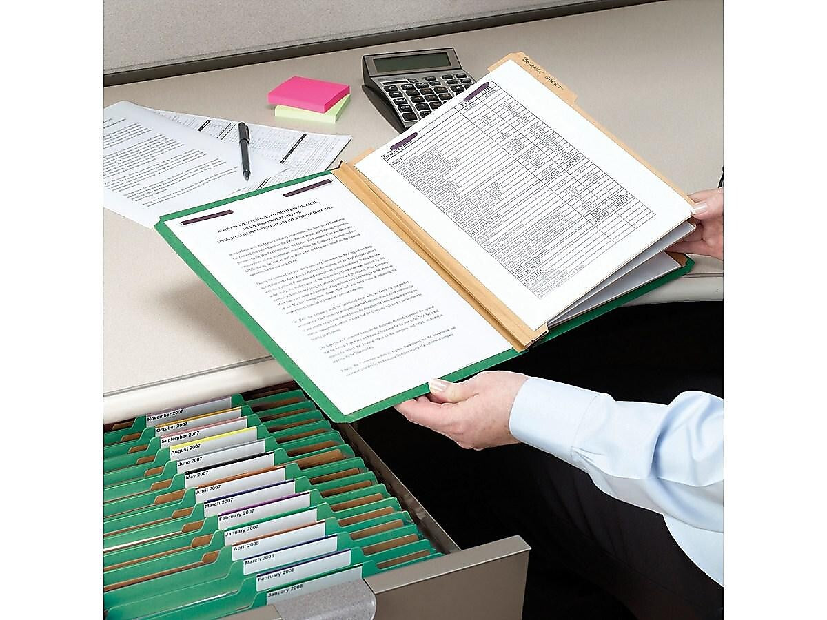 Smead Pressboard Classification Folders with SafeSHIELD Fasteners, 3
