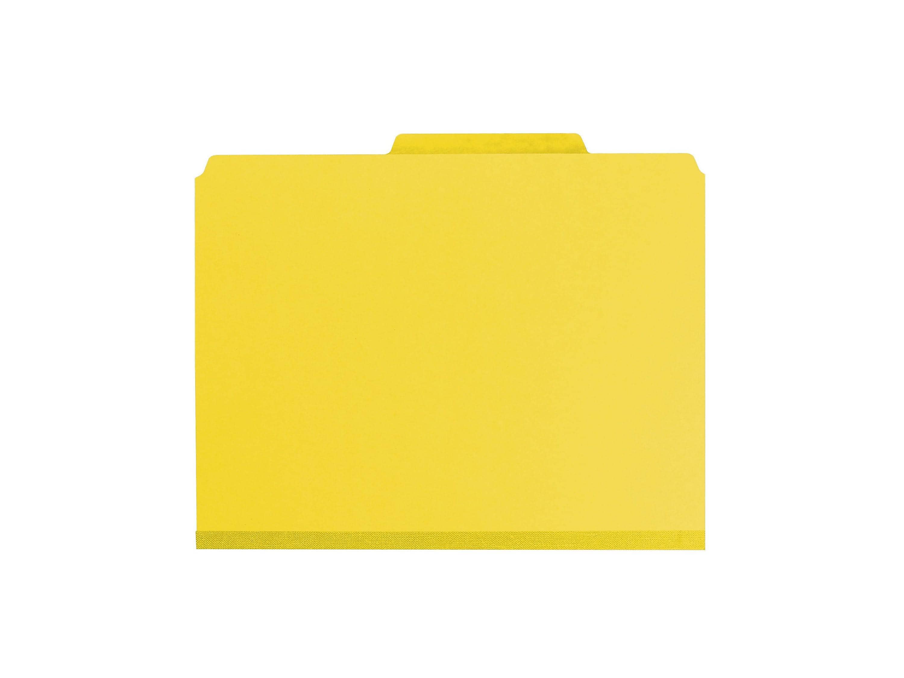 Smead Pressboard Classification Folders with SafeSHIELD Fasteners, 3