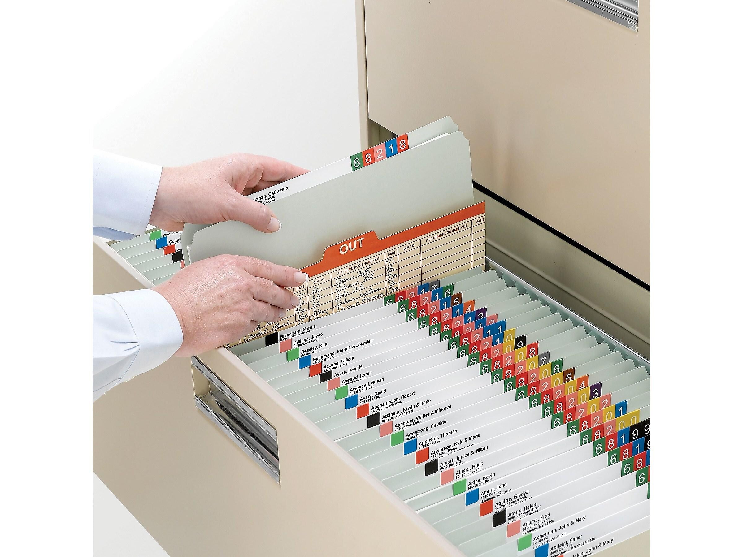 Smead Pressboard Classification Folders with SafeSHIELD Fasteners, Straight-Cut Tab, Legal Size, Gray/Green, 25/Box